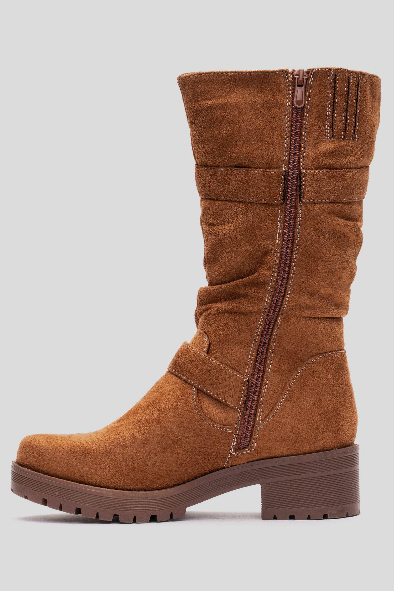 Bota Mujer Cafe Moro Menci Chancleta-1