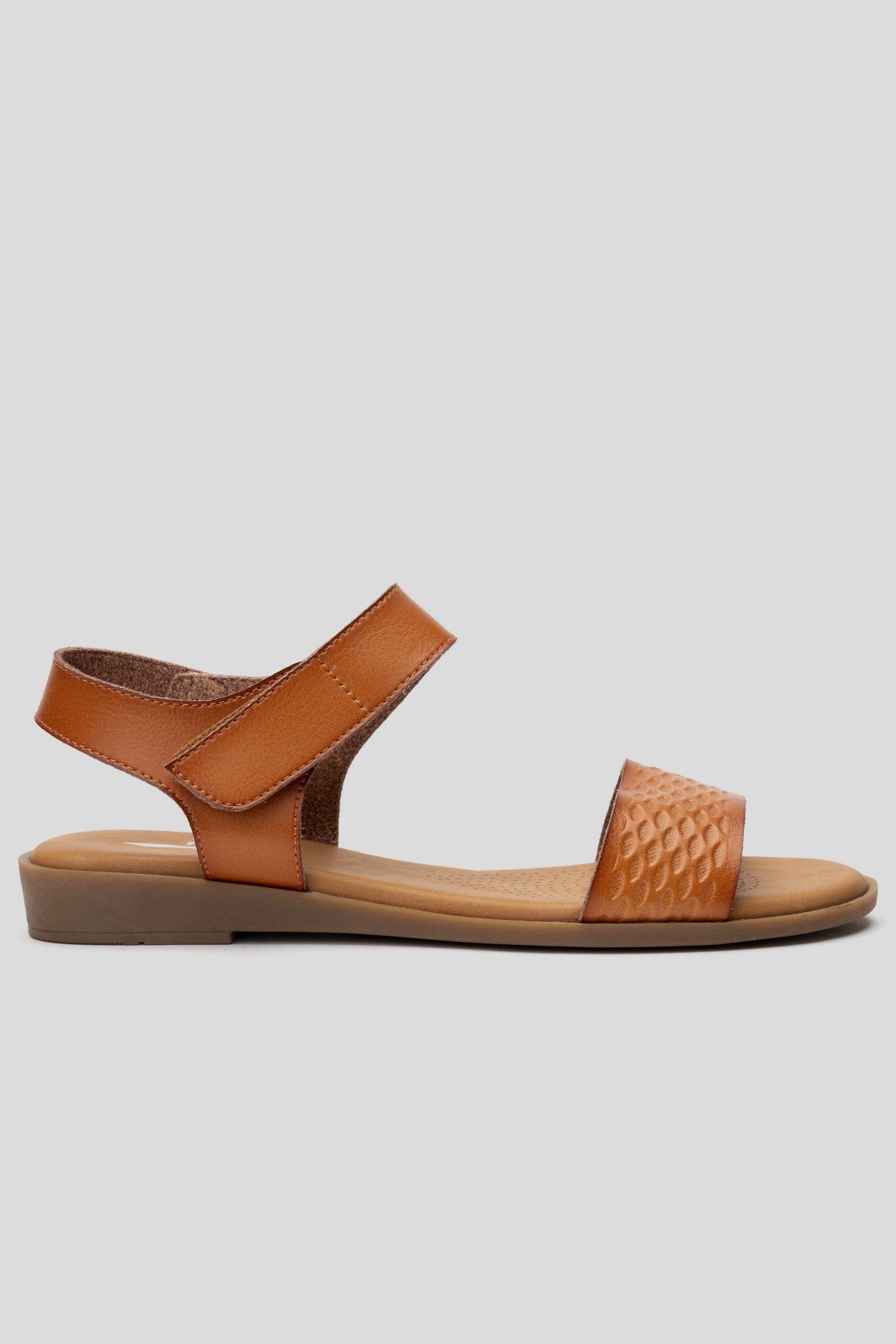 Sandalia Mujer Camel Selma Chancleta-0