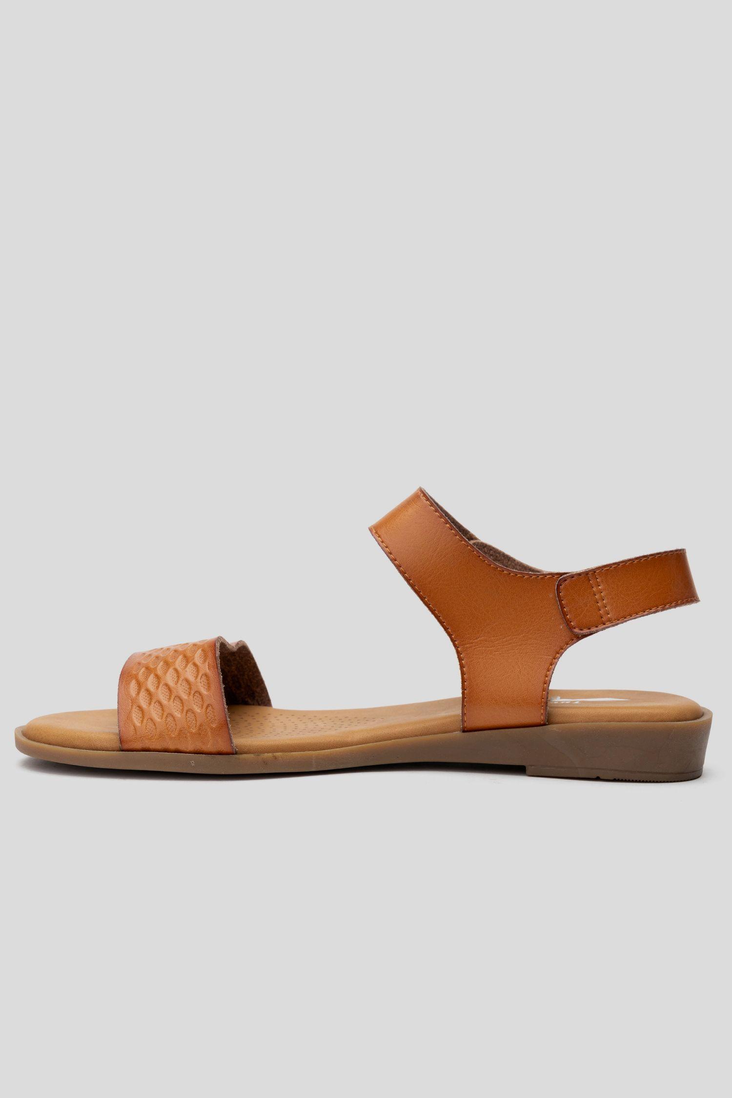 Sandalia Mujer Camel Selma Chancleta-1