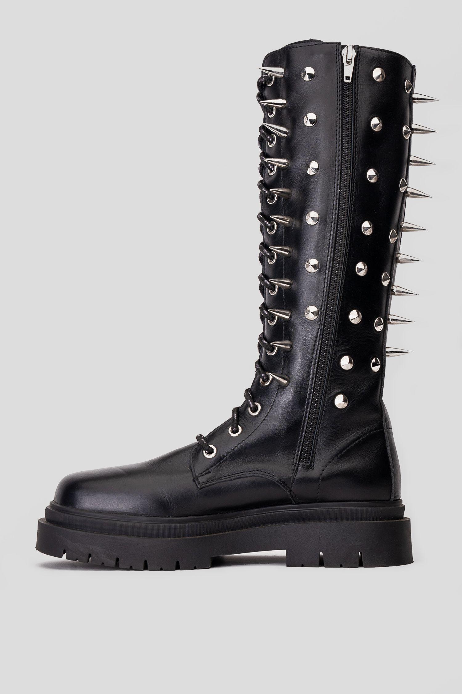 Bota Cuero Daryl Prizma Negro Landazuri-1