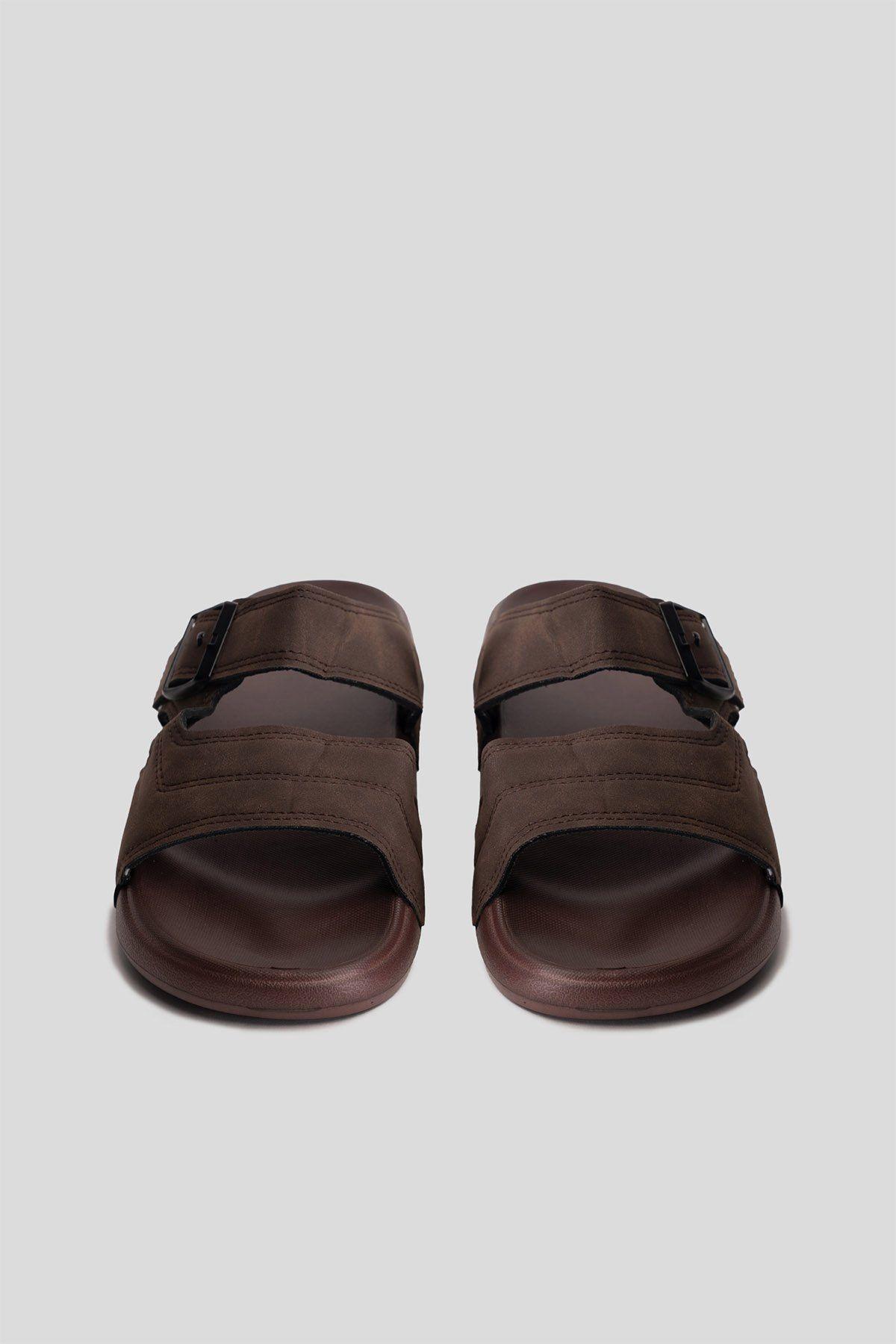 Sandalia Hombre Café Oscuro Jou Chinitown-2