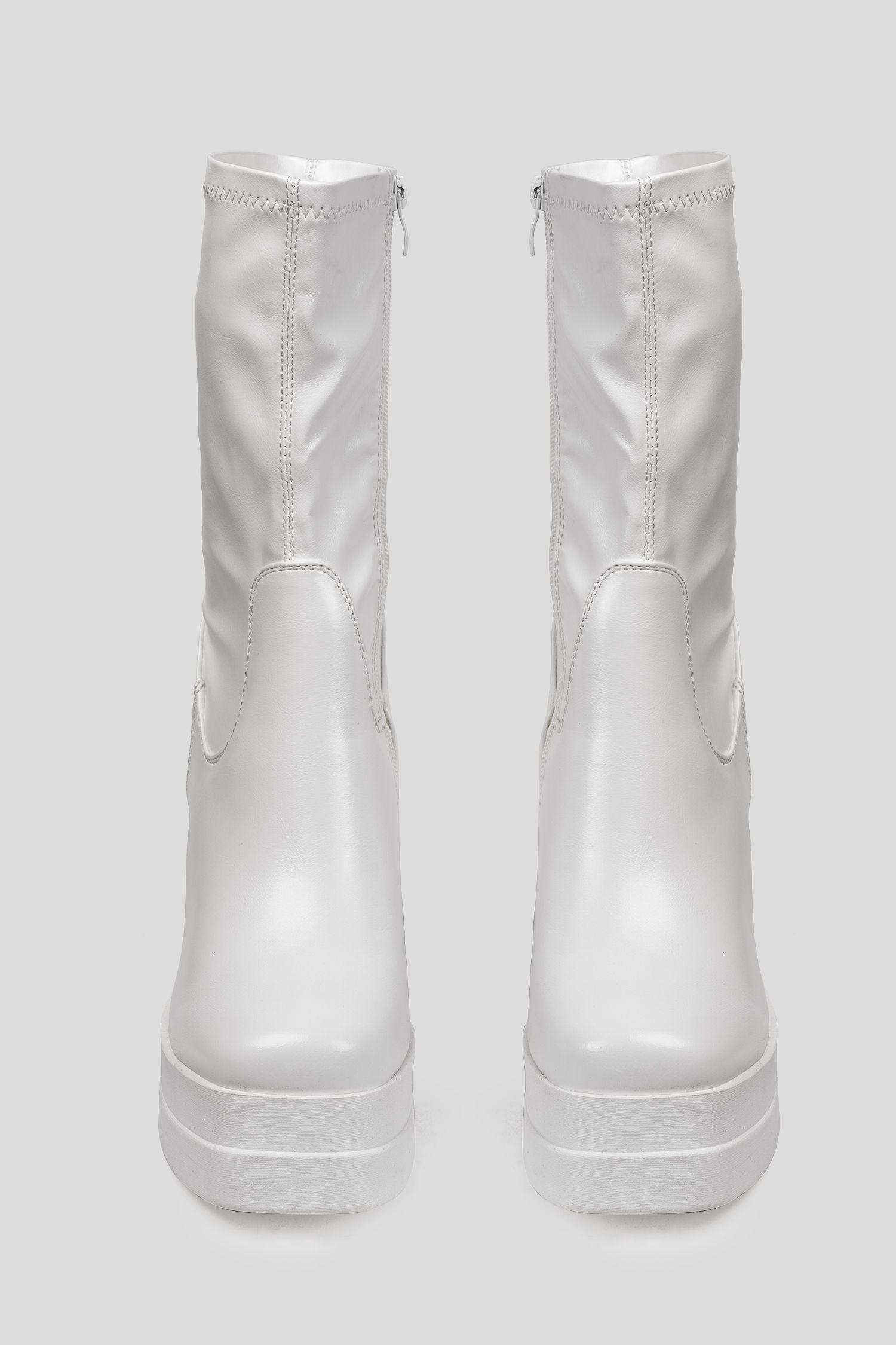 Bota Mujer Blanco Emilie Chinitown-3