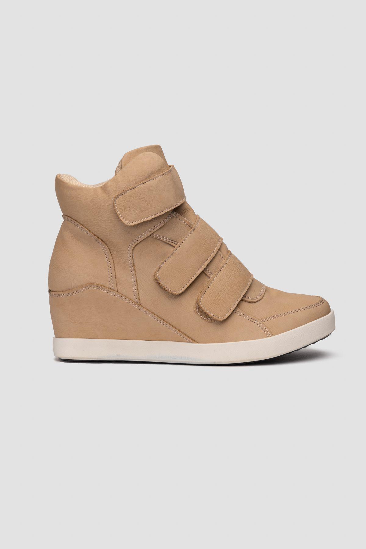 Zapatilla Mujer Beige Arleys Carbin-0