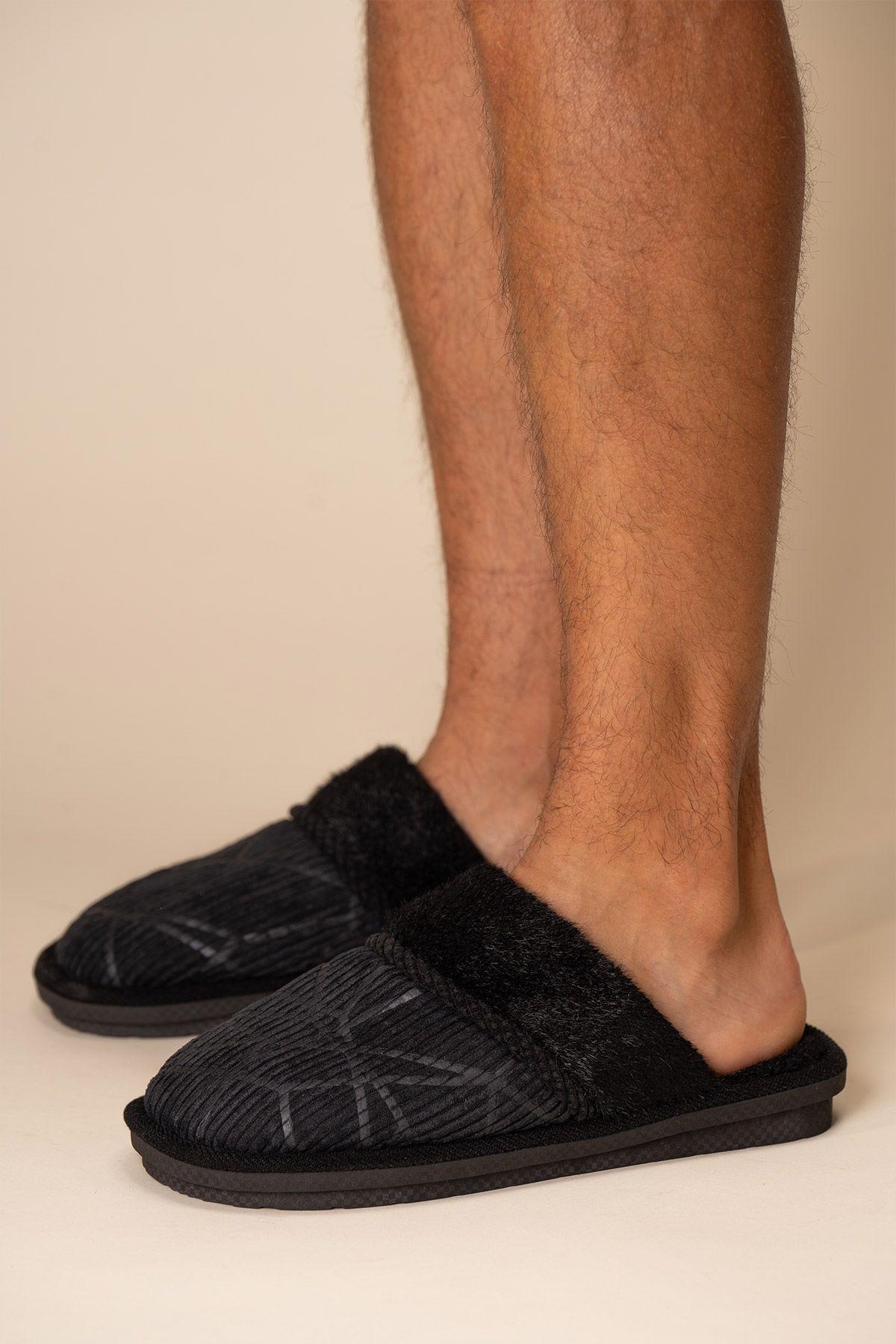 Pantufla Hombre Negro Alean Chinitown-1