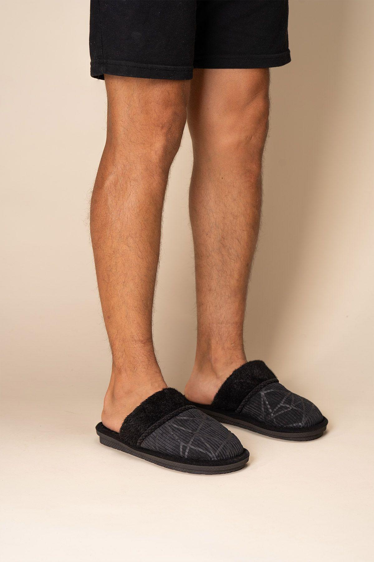 Pantufla Hombre Negro Alean Chinitown-5