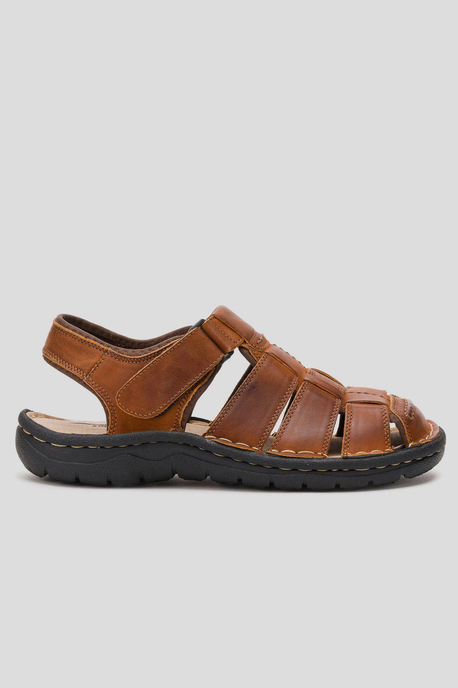 Sandalia Hombre Café Claro Guido Thunder Blue-0