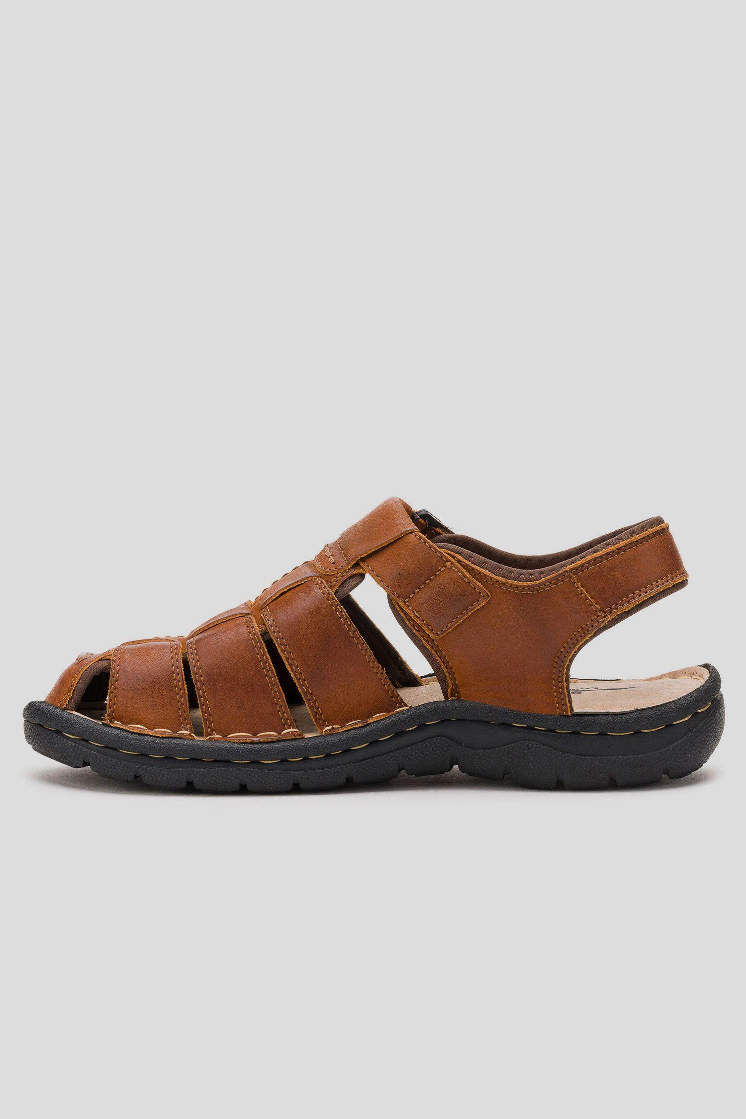 Sandalia Hombre Café Claro Guido Thunder Blue-1