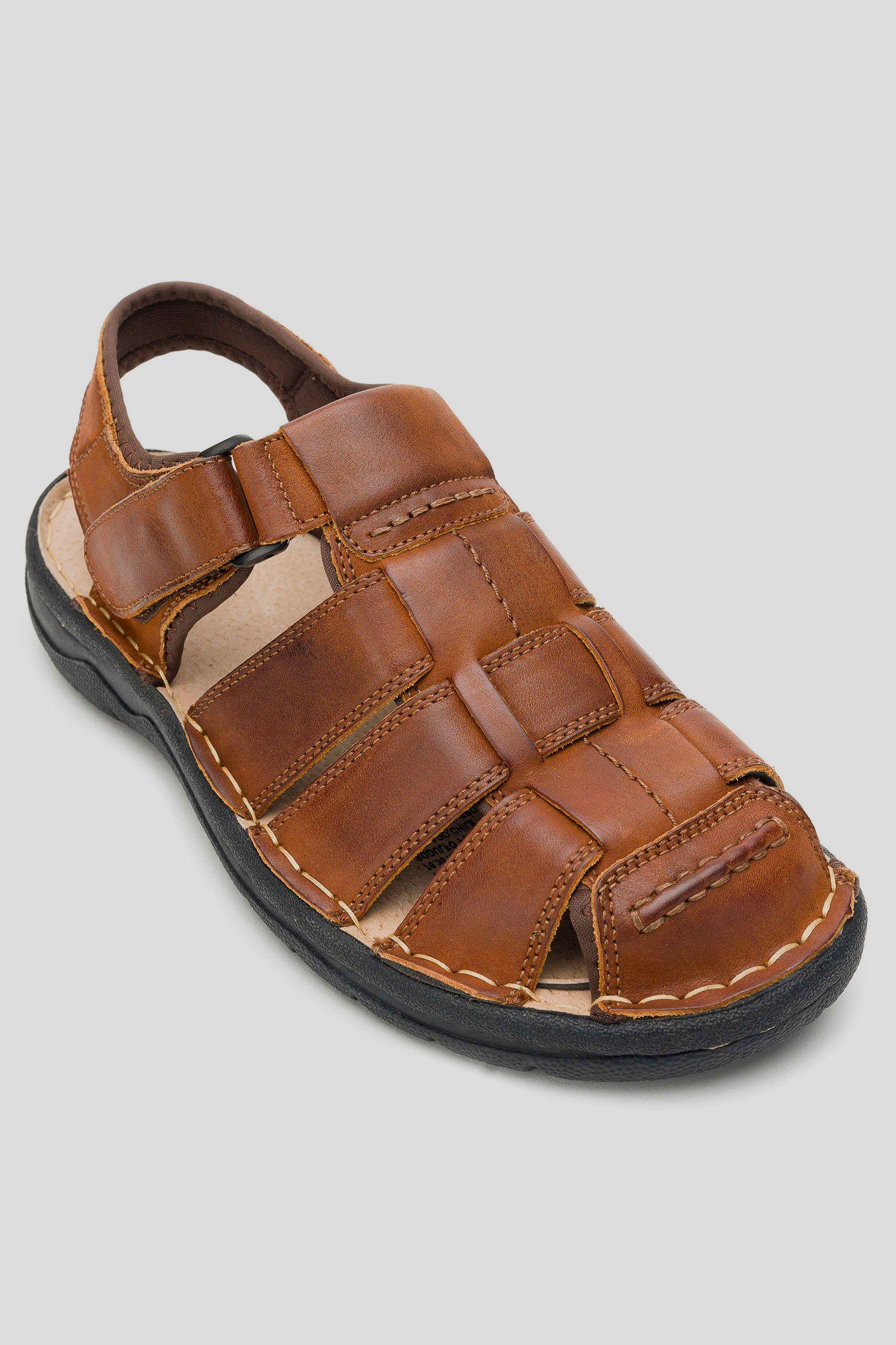 Sandalia Hombre Café Claro Guido Thunder Blue-2