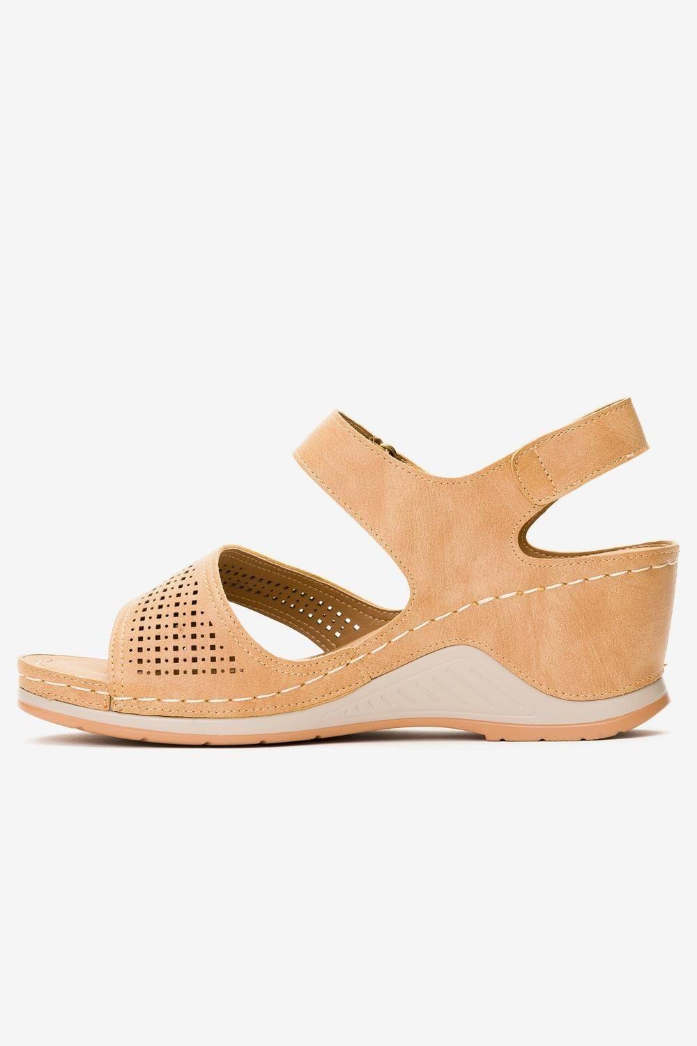 Sandalia Mujer Beige Milán Chancleta-1