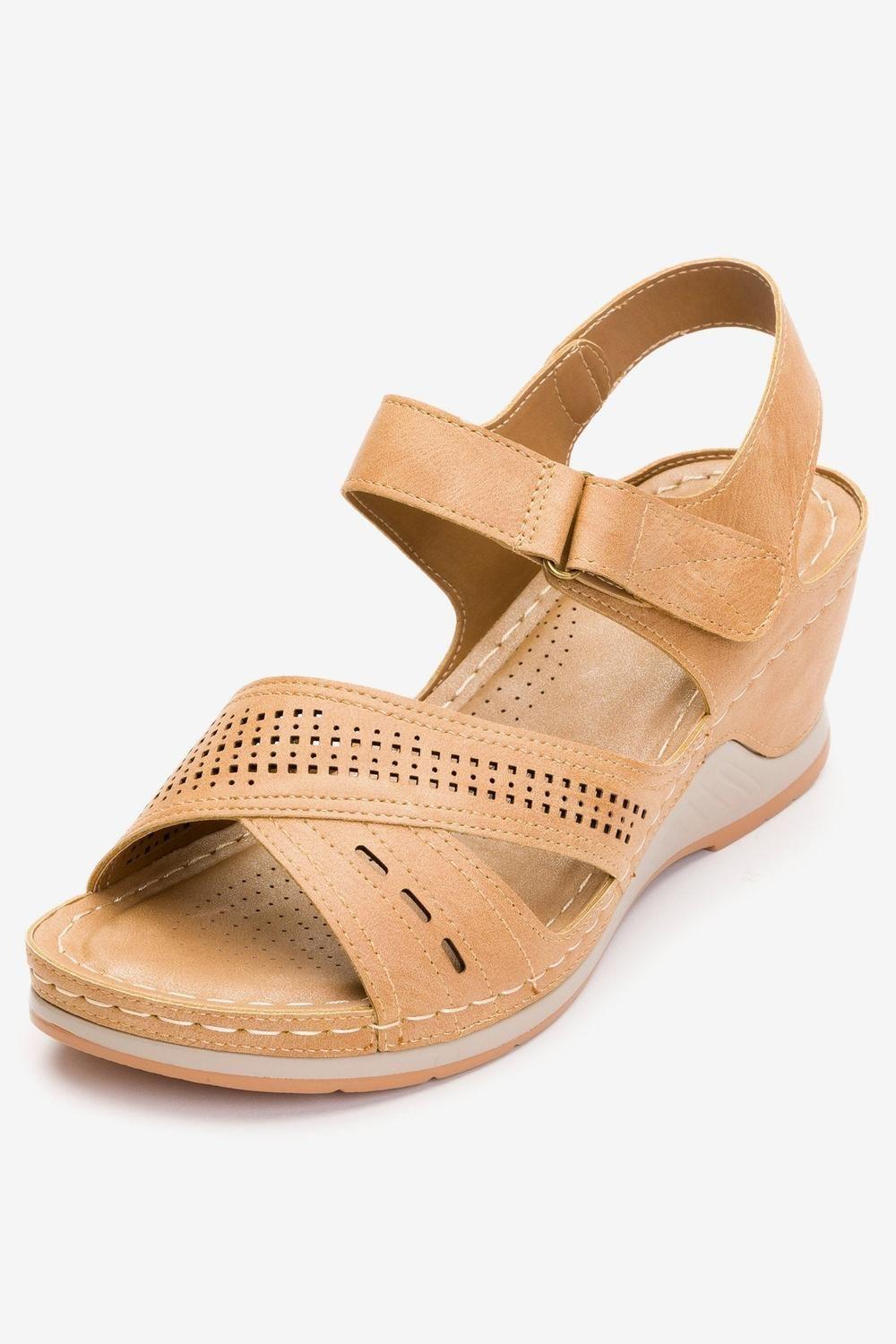 Sandalia Mujer Beige Milán Chancleta-3