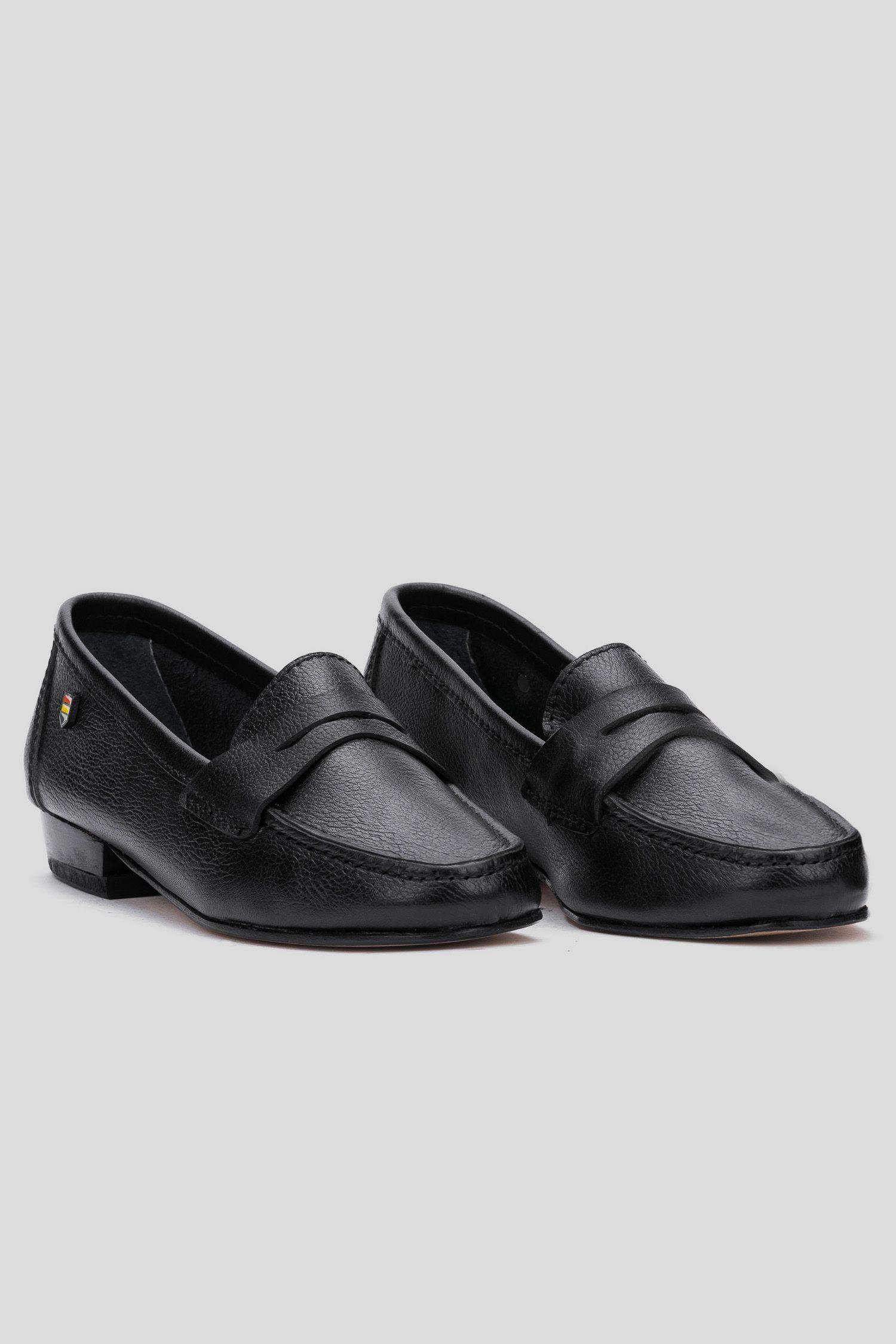 Mocasín Cuero Ficus Negro Acha-3