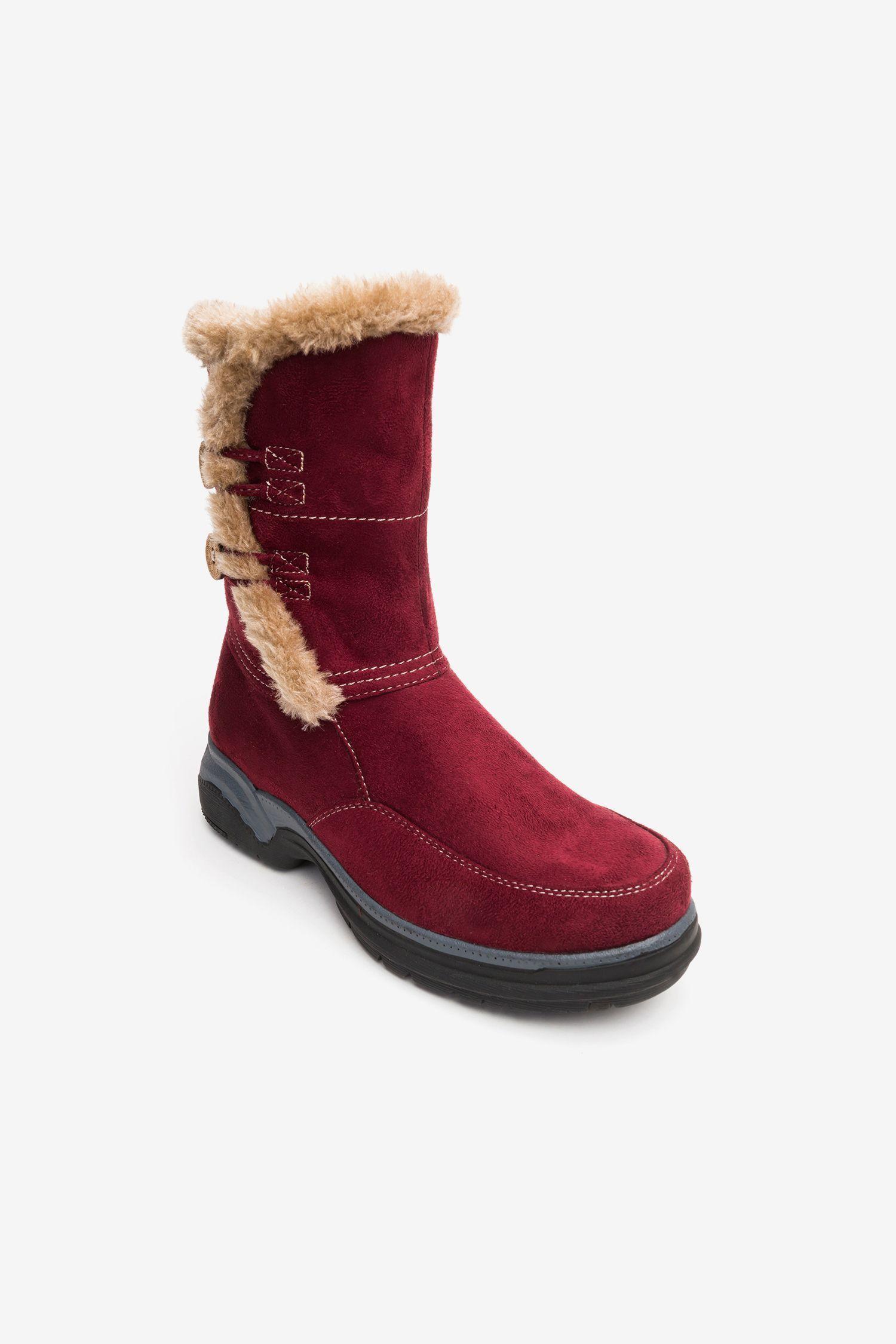 Bota Mujer Burdeo Oliva Chancleta-2