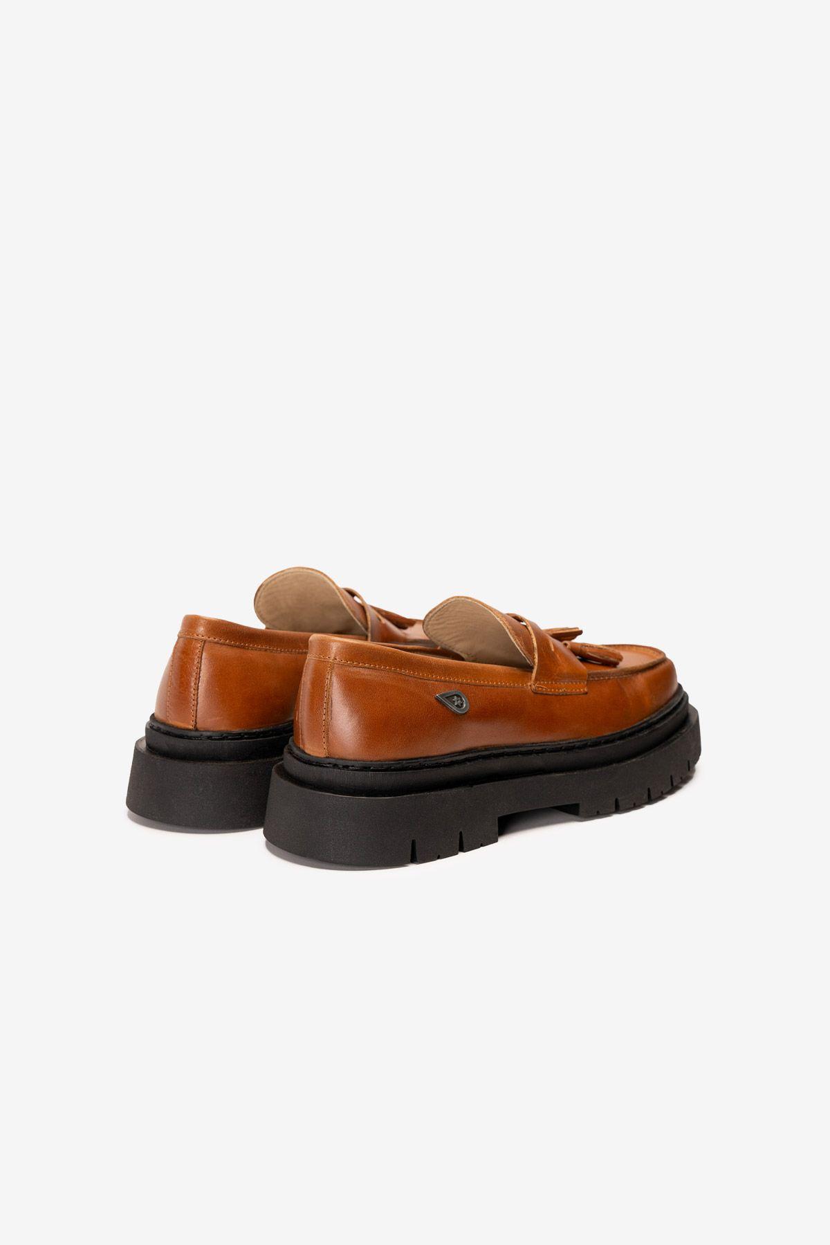 Mocasín Cuero Mediterráneo Café Landazuri-3