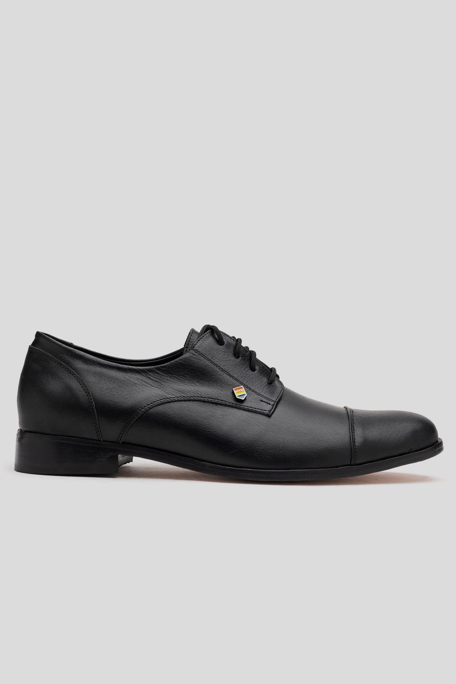 Zapato Cuero Ciprés Negro Acha-0