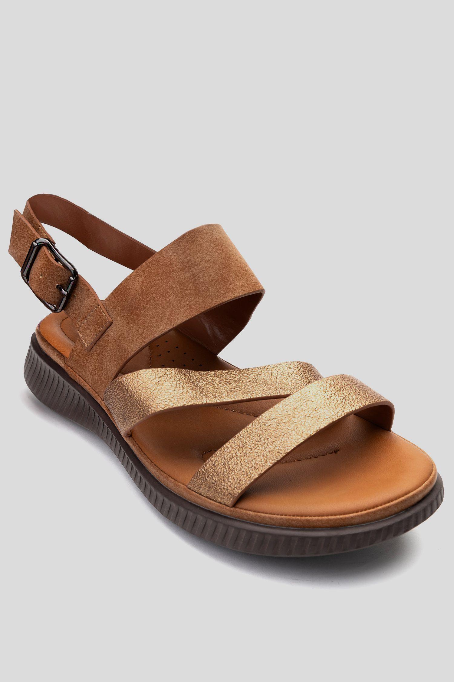 Sandalia Mujer Camel Hannah Chancleta-2