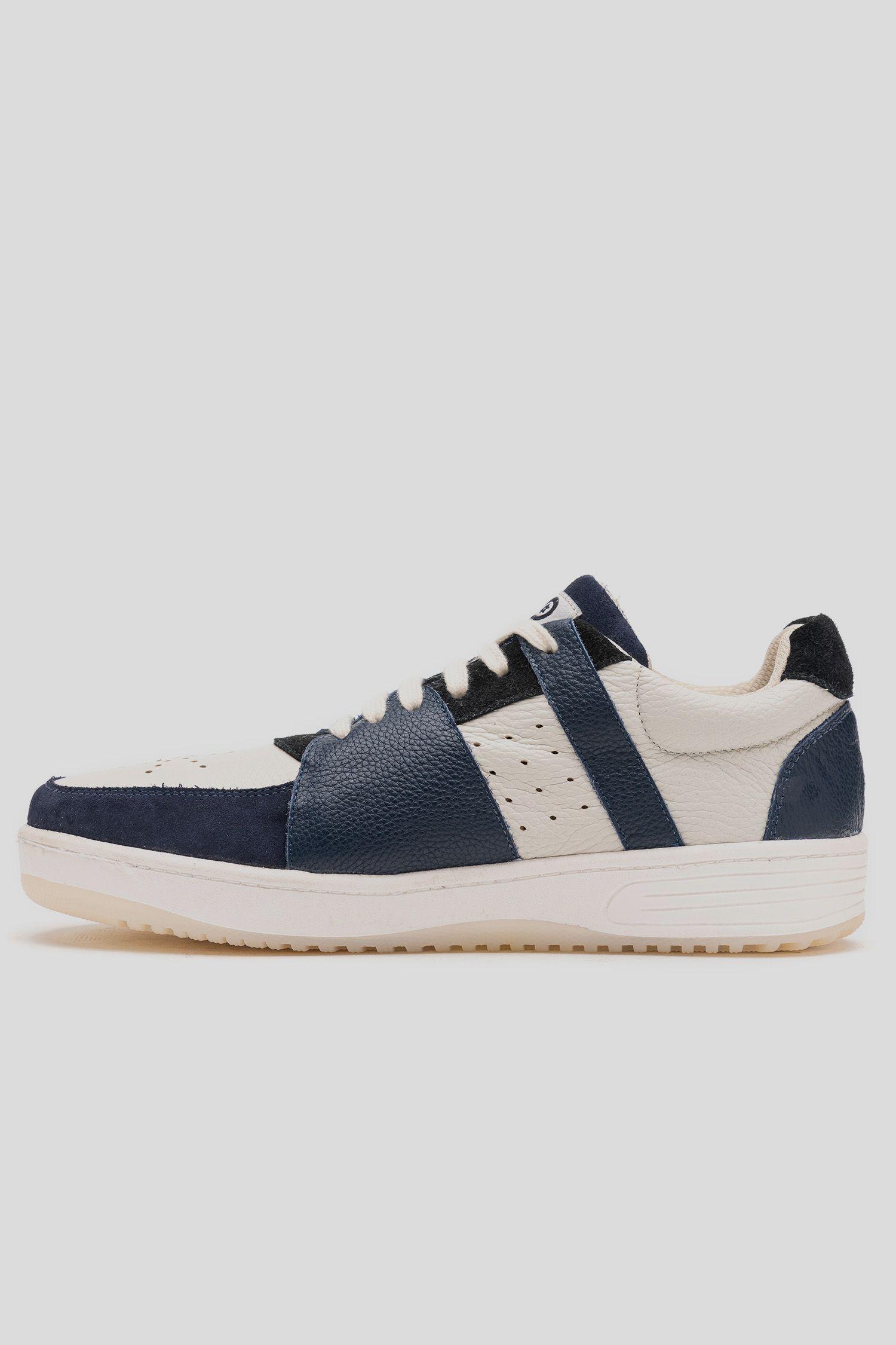 Zapatilla Cuero Unus Azul Landazuri-1