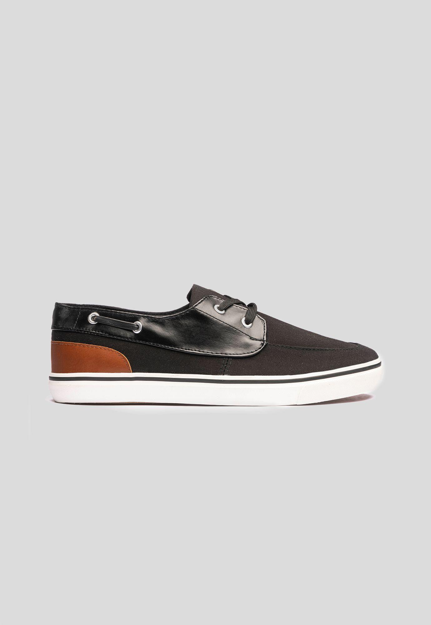 Zapatilla Hombre Negro Galeon Chancleta-0