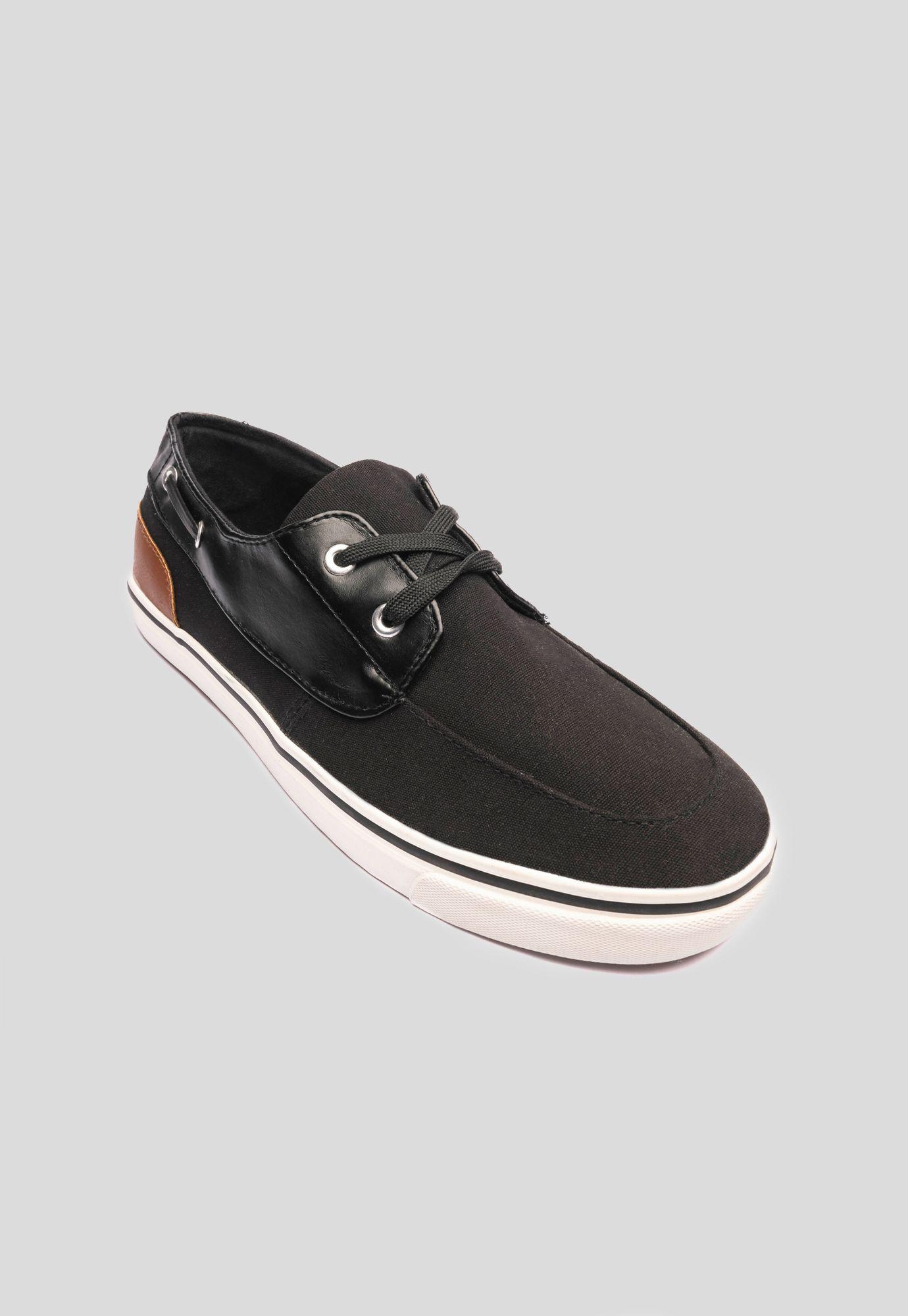 Zapatilla Hombre Negro Galeon Chancleta-2
