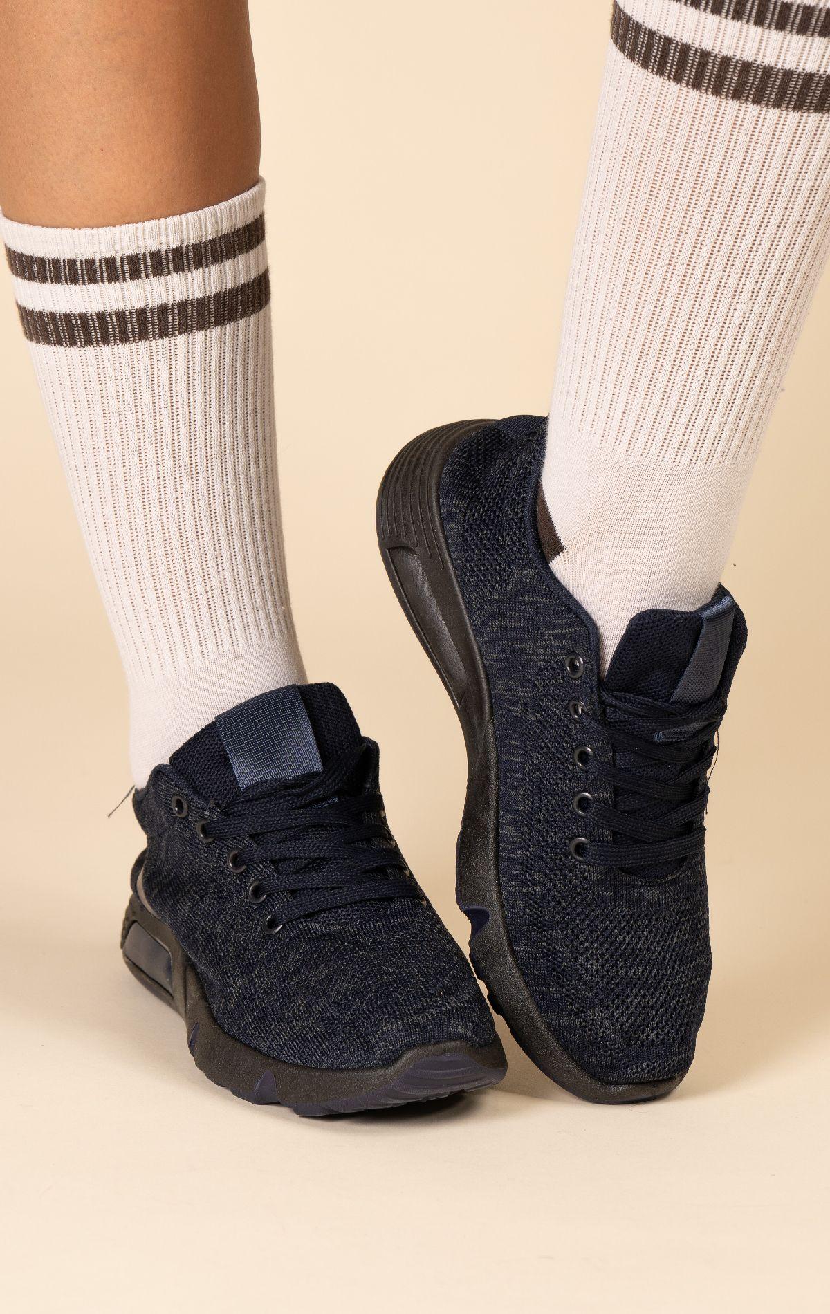 Zapatilla Deportiva Mujer Azul Nela Chinitown-4
