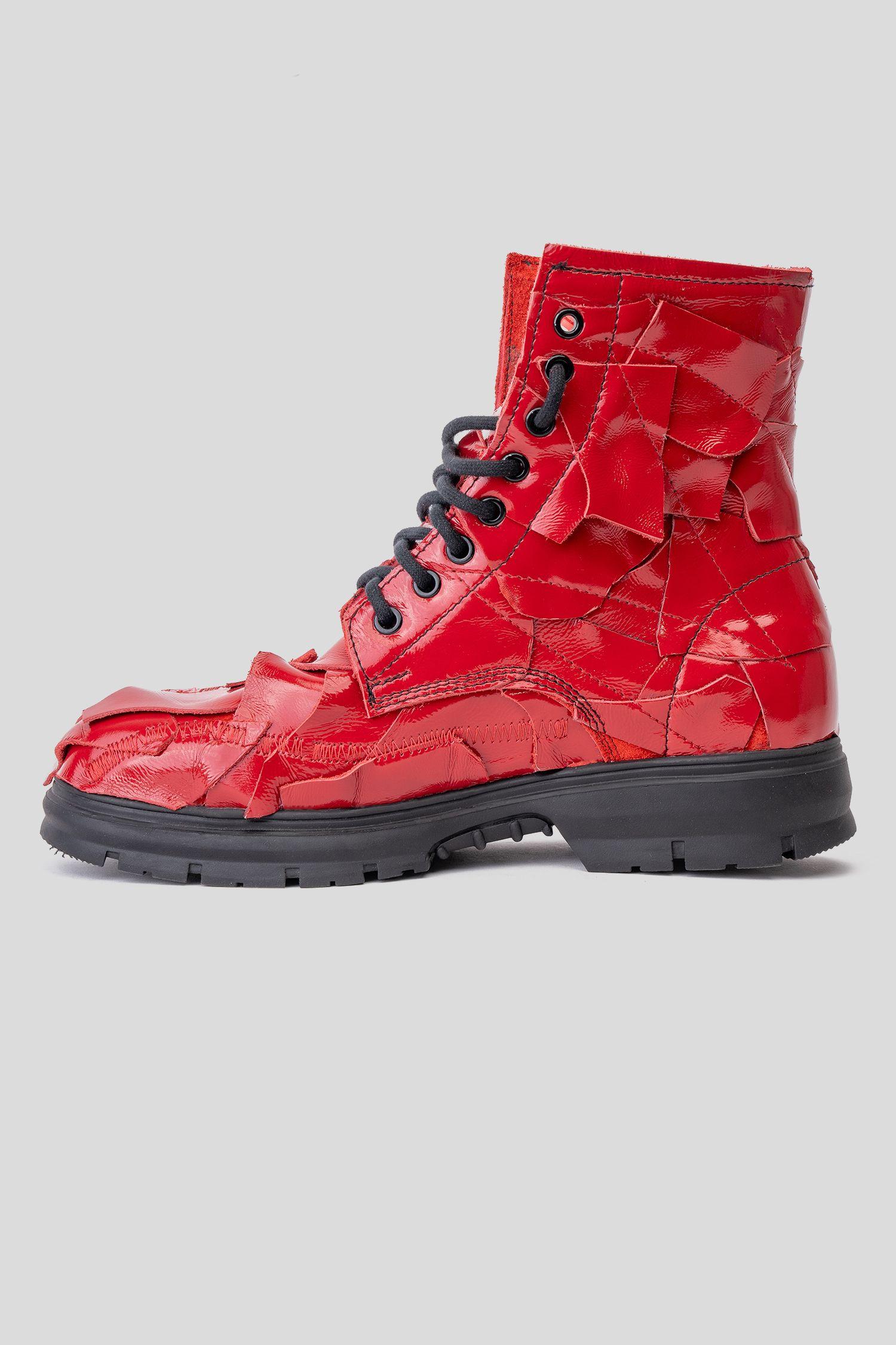 Bototo Cuero Artemis Destructor Rojo Landazuri-1