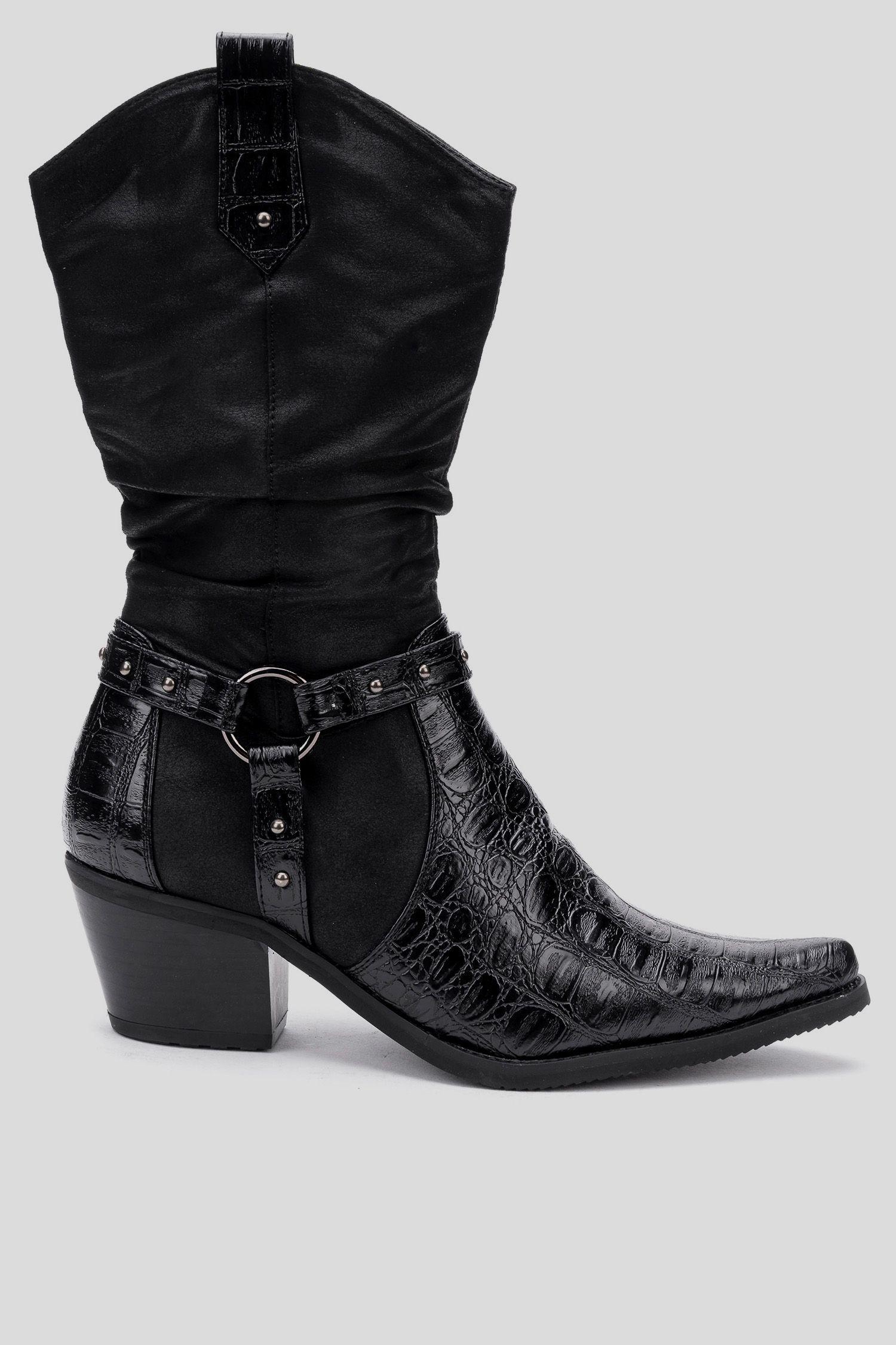 Bota Mujer Negro Maritt Thunder Blue-0