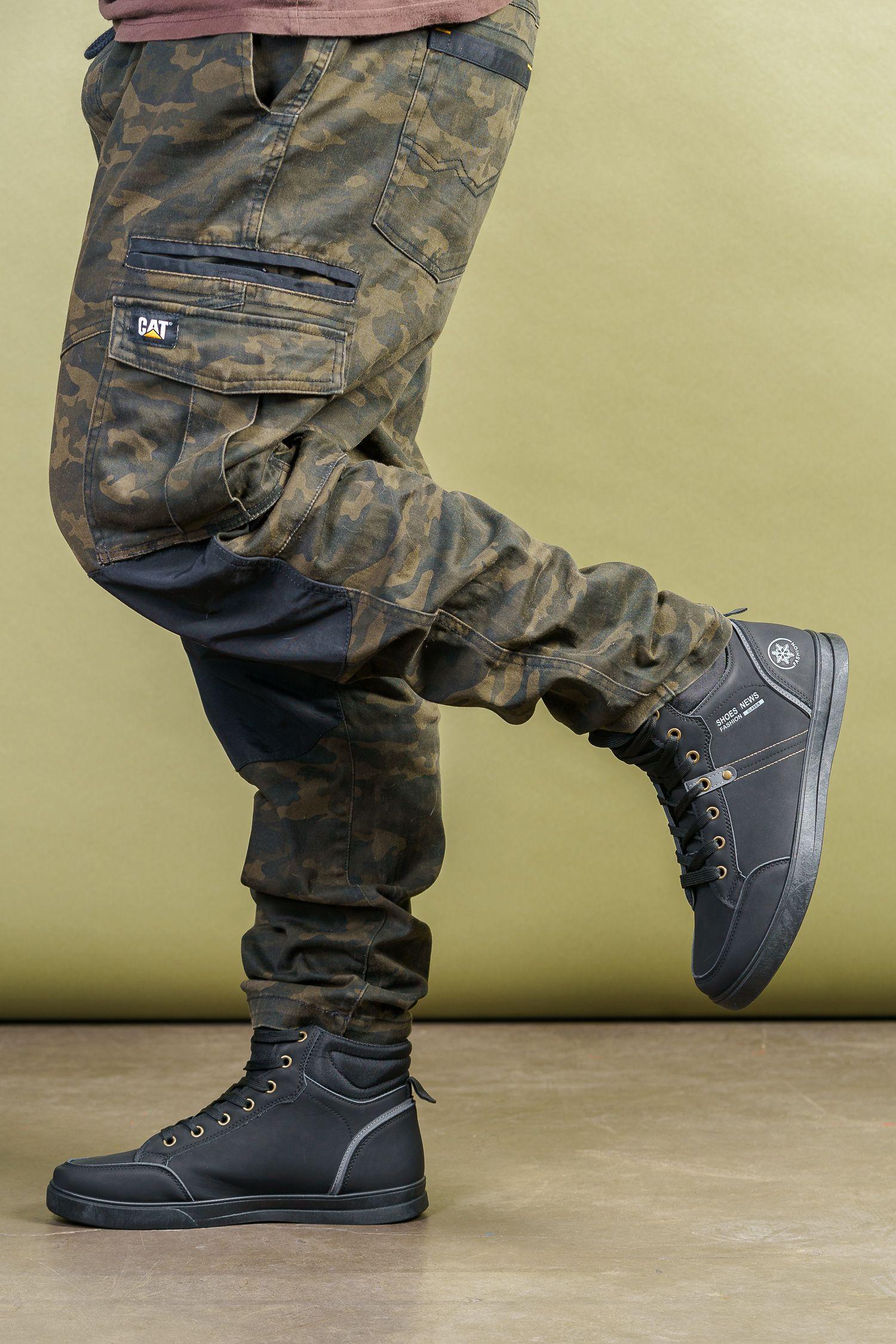 Botín Hombre Negro Calvin Thunder Blue-3
