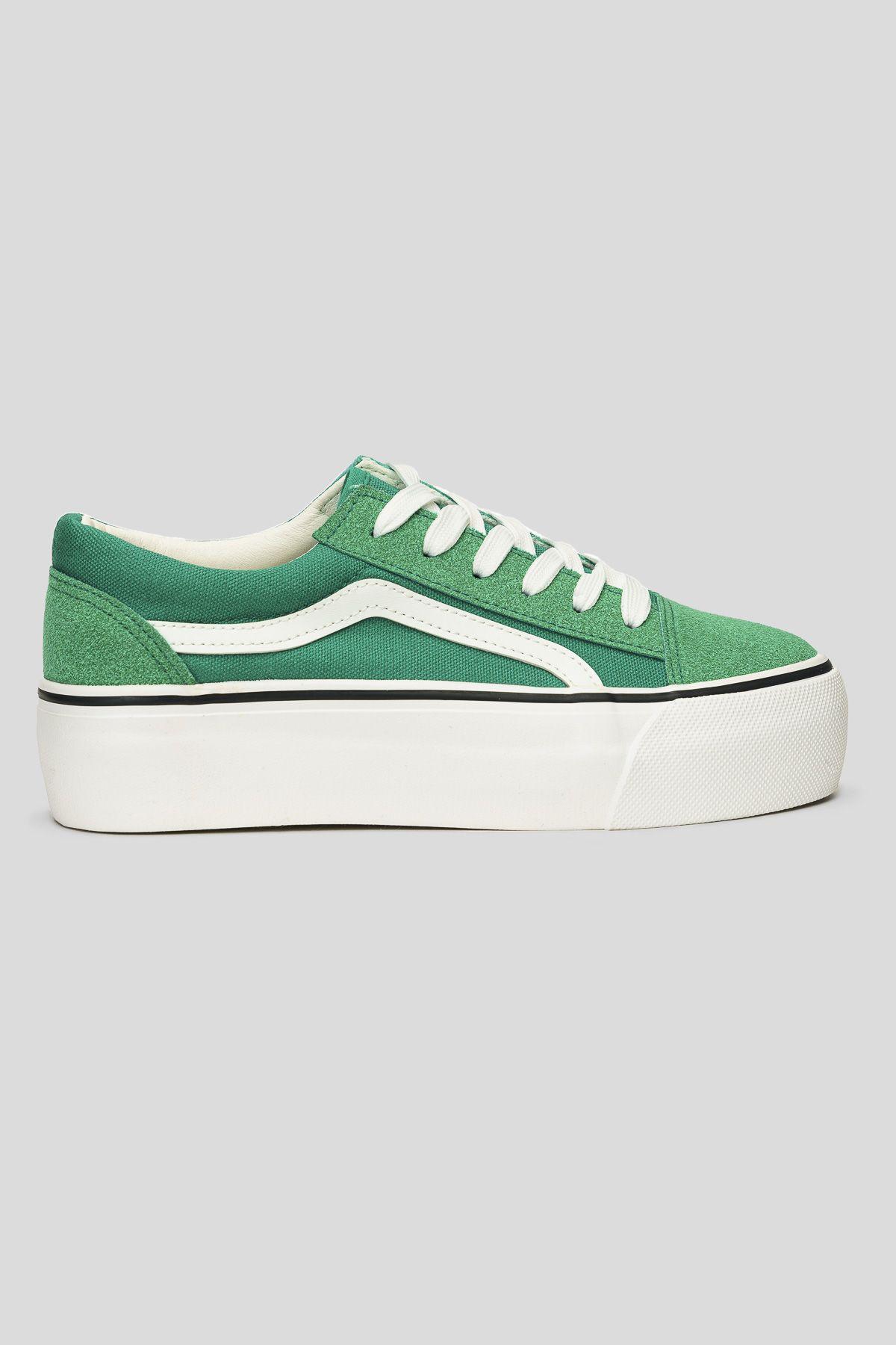 Zapatilla Mujer Verde Lourdes Boteli-1