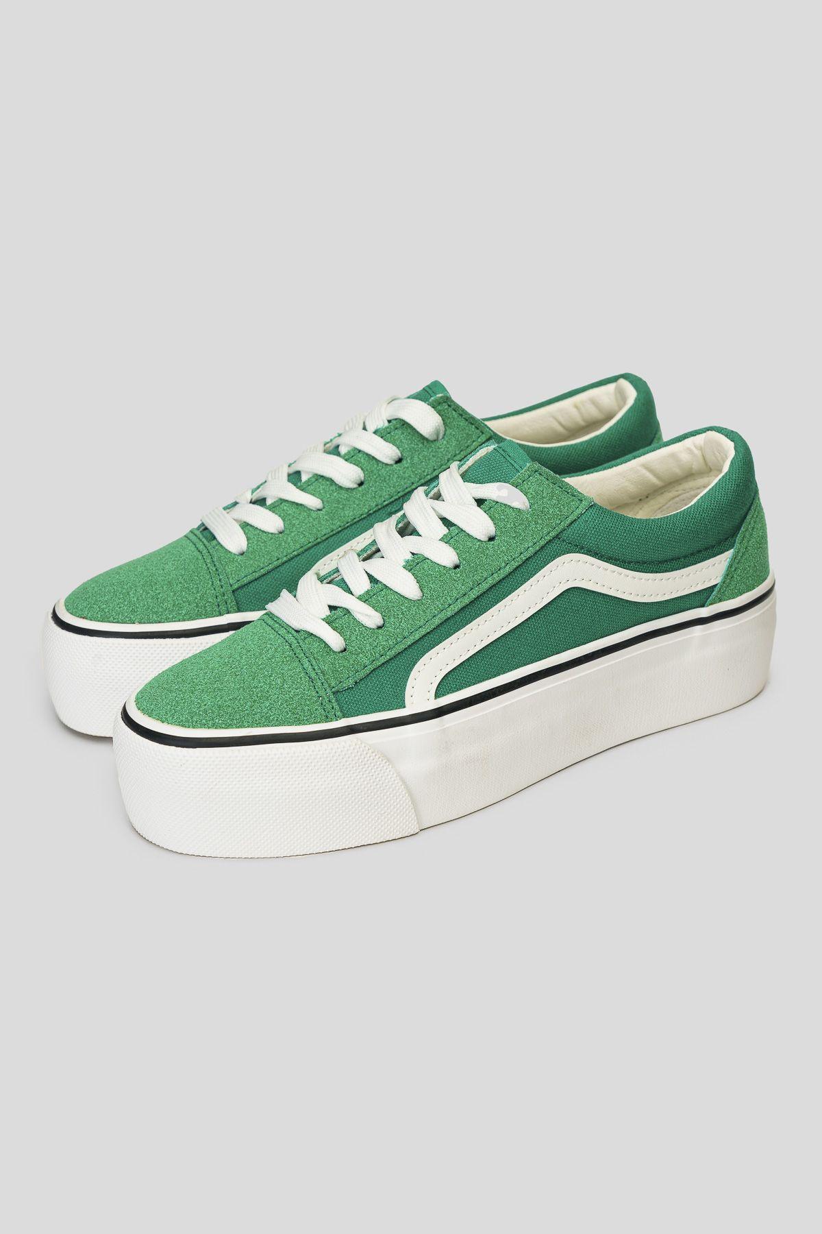Zapatilla Mujer Verde Lourdes Boteli-2
