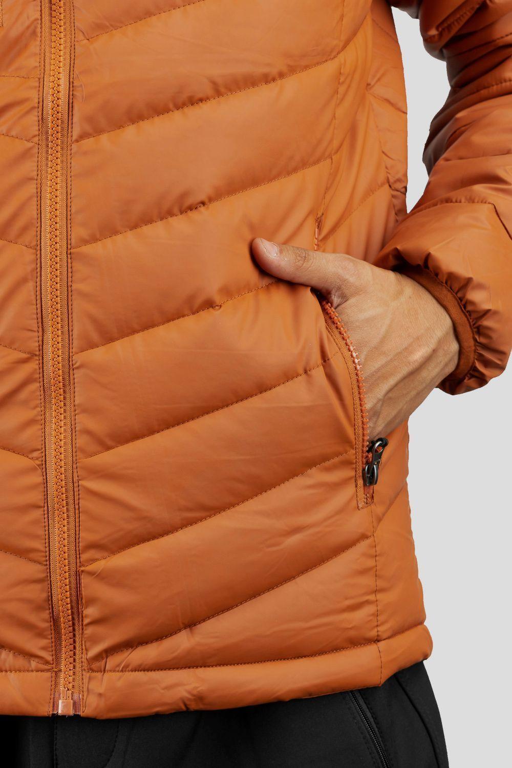 Parka Termica Outdoor Elbrus Hombre Naranjo Blue Mountain-3
