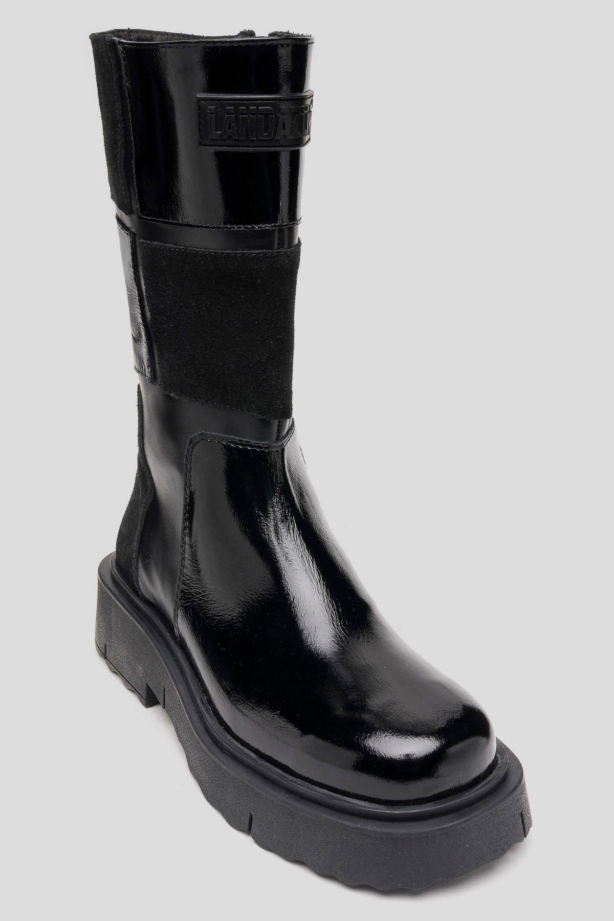 Bota Cuero Rea Negra Landazuri-2