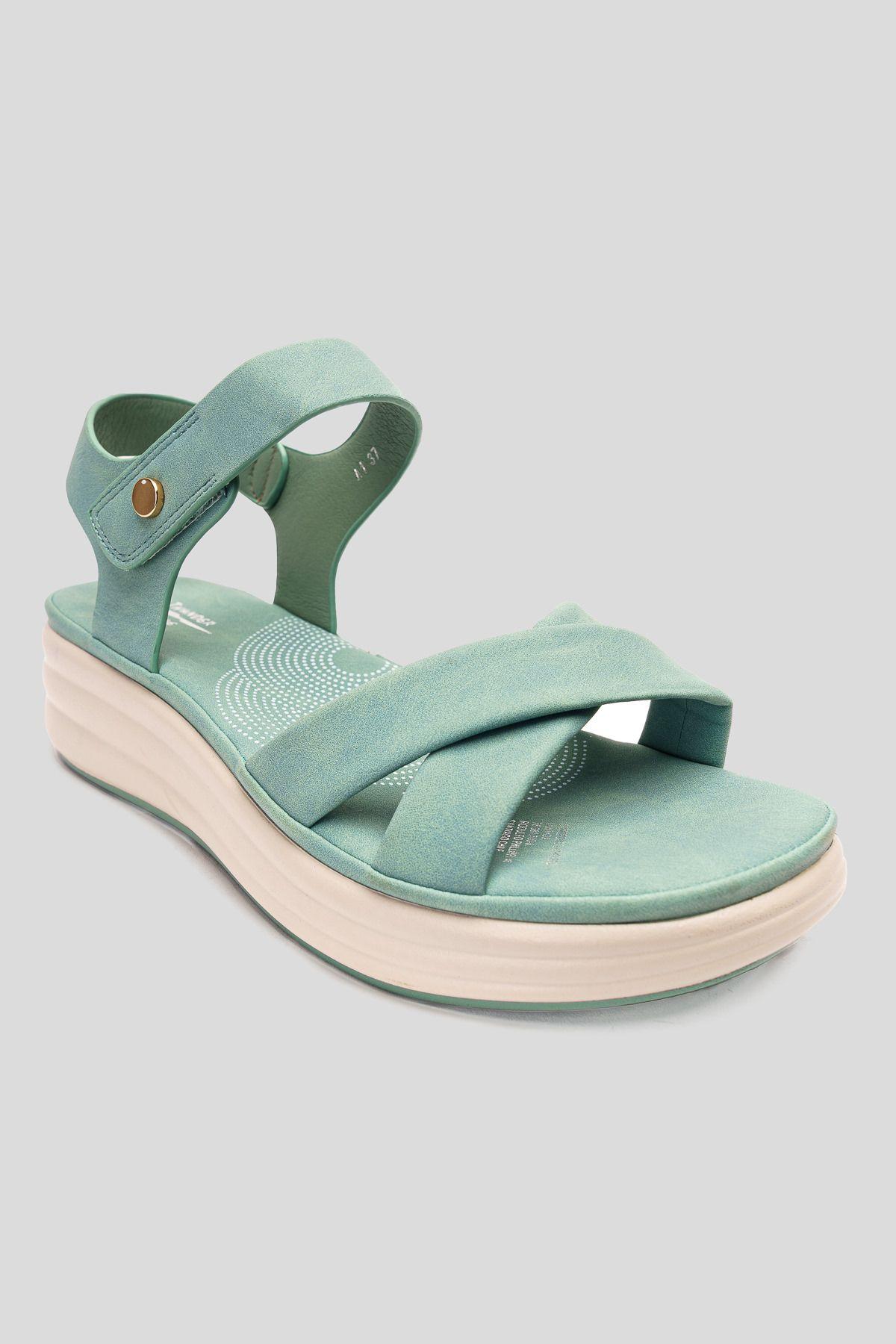 Sandalia Mujer Verde Marlene Thunder Blue-2