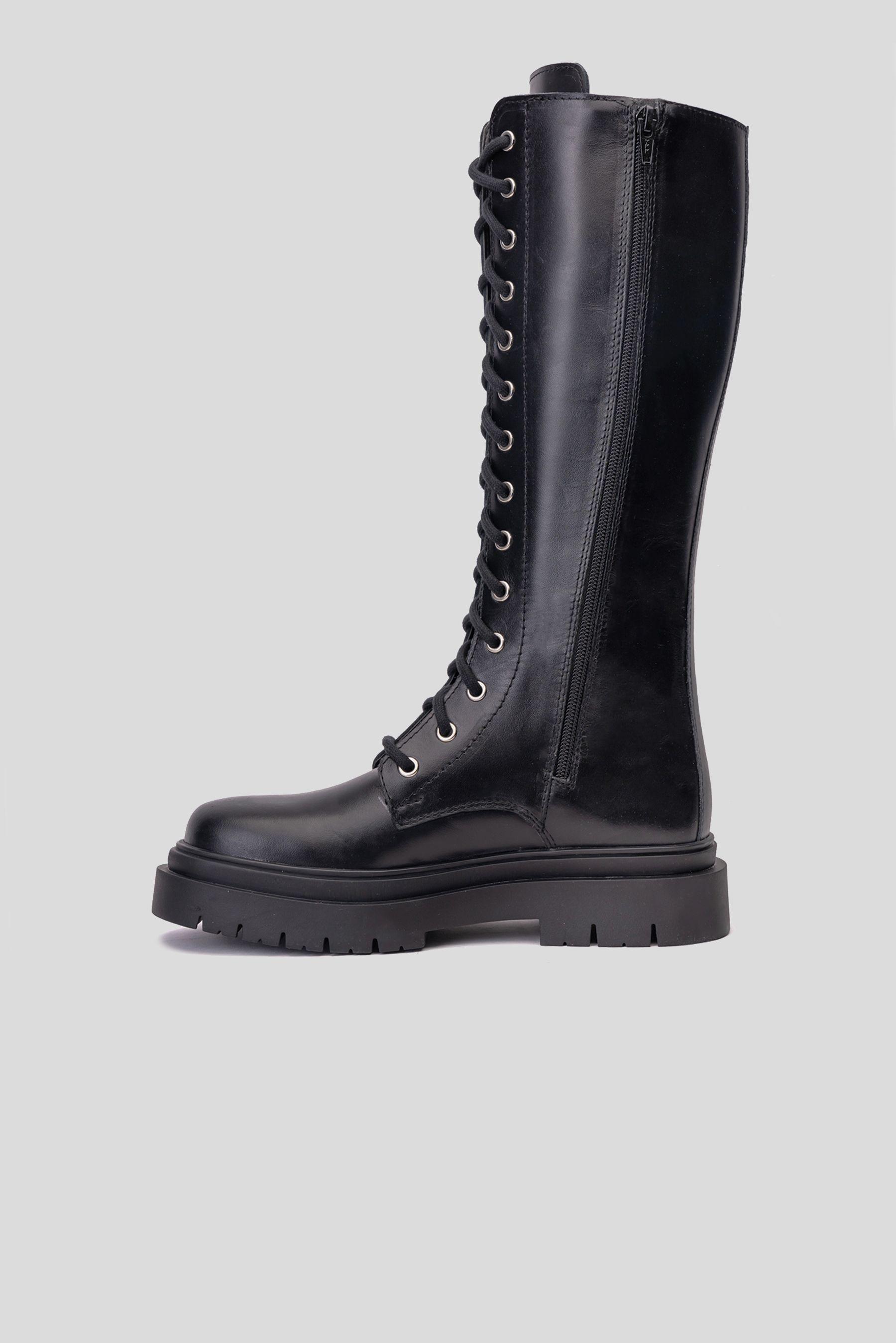 Bota Cuero Samurai Negra Landazuri-1