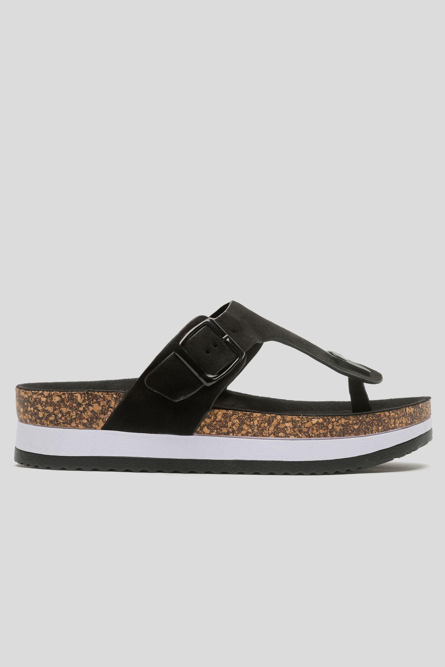 Sandalia Mujer Negro Sally Chancleta-0