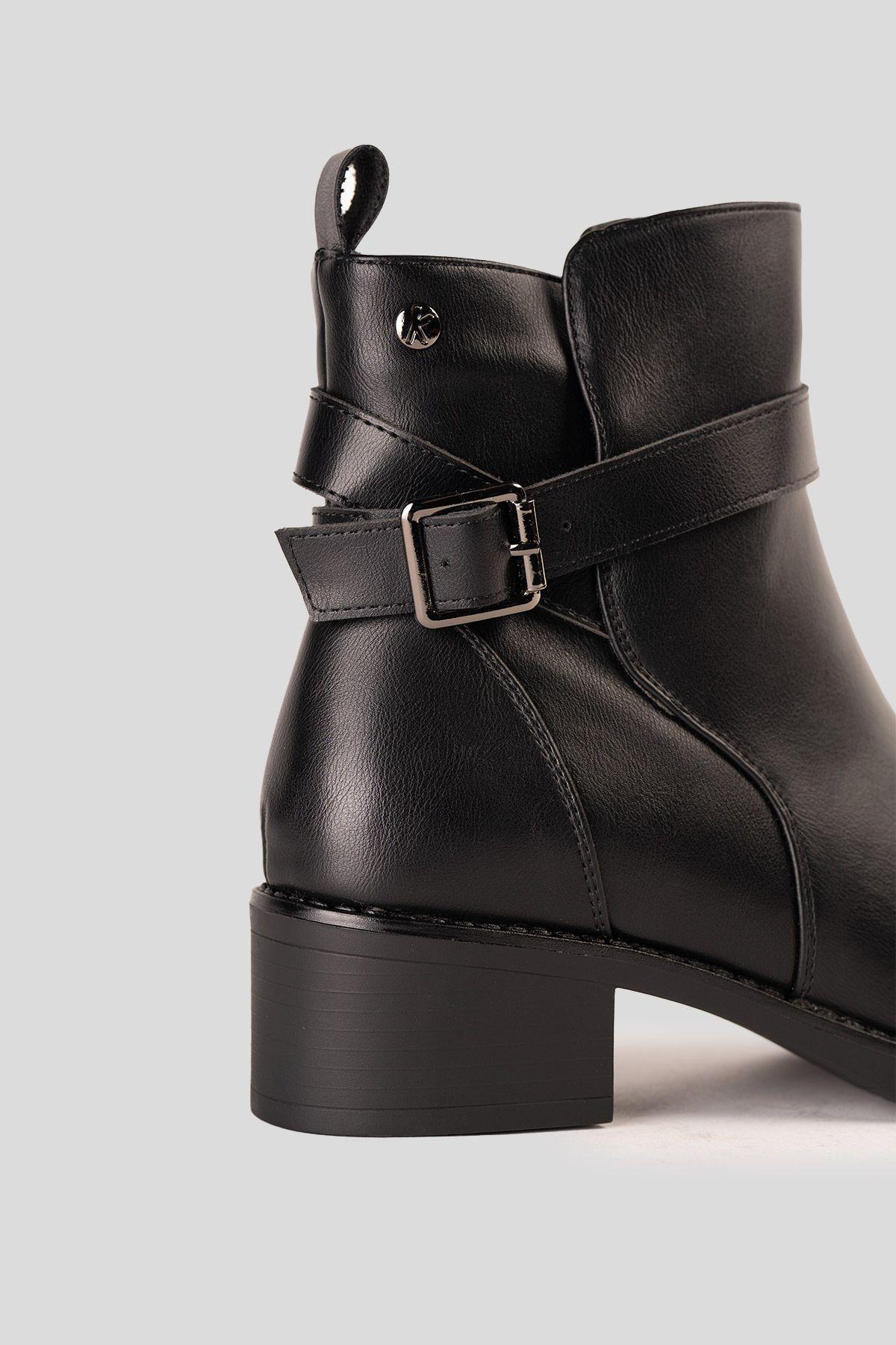 Botín Casual Mujer Negro Nosihle Chinitown-5
