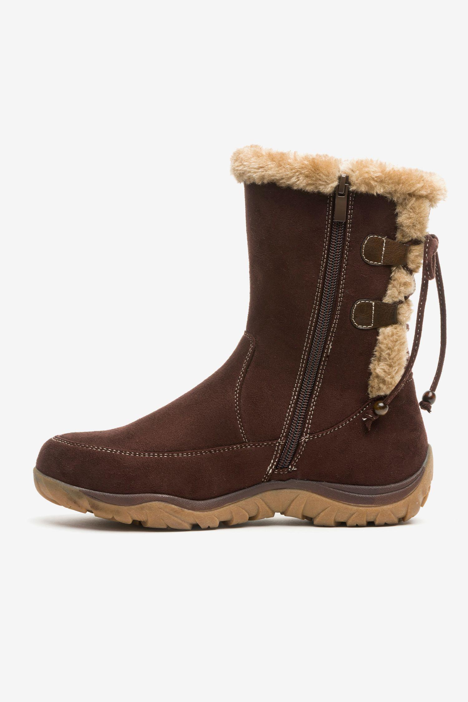 Bota Mujer Café Lucera Chancleta-1
