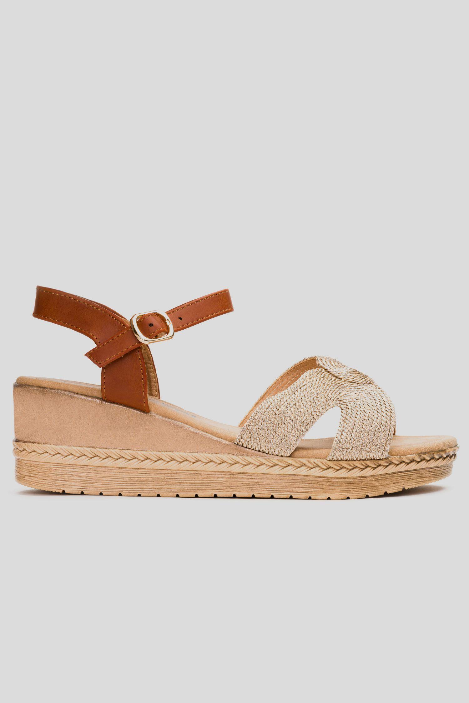 Sandalia Mujer Bronce Sophia Chancleta-0