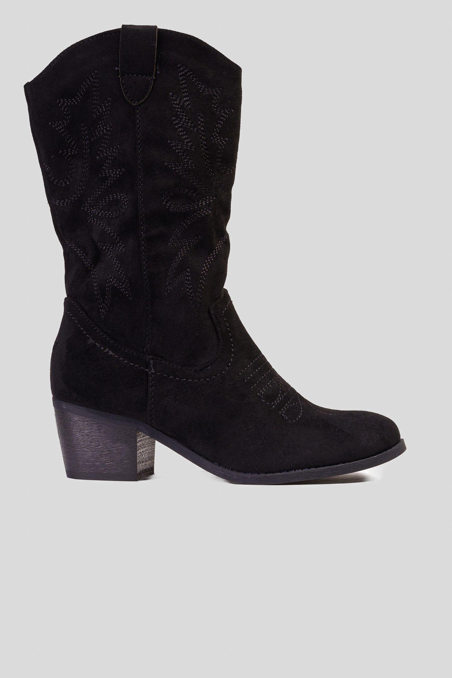 Bota Mujer Negro Zuri Boteli-0