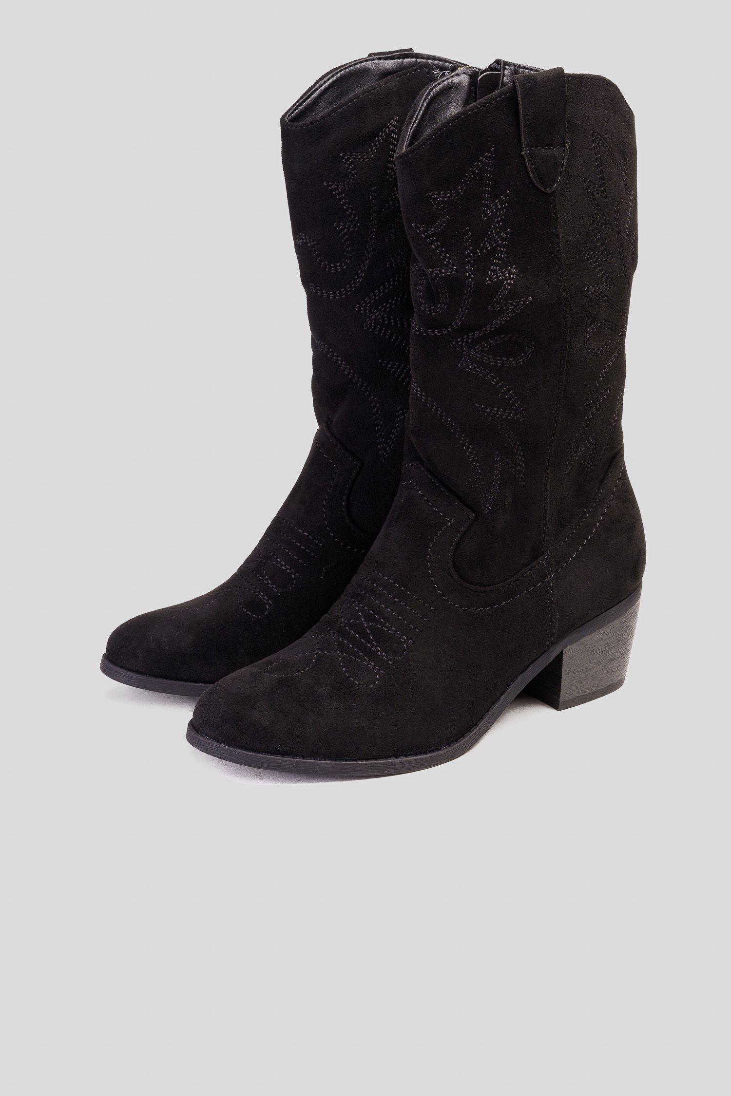 Bota Mujer Negro Zuri Boteli-1