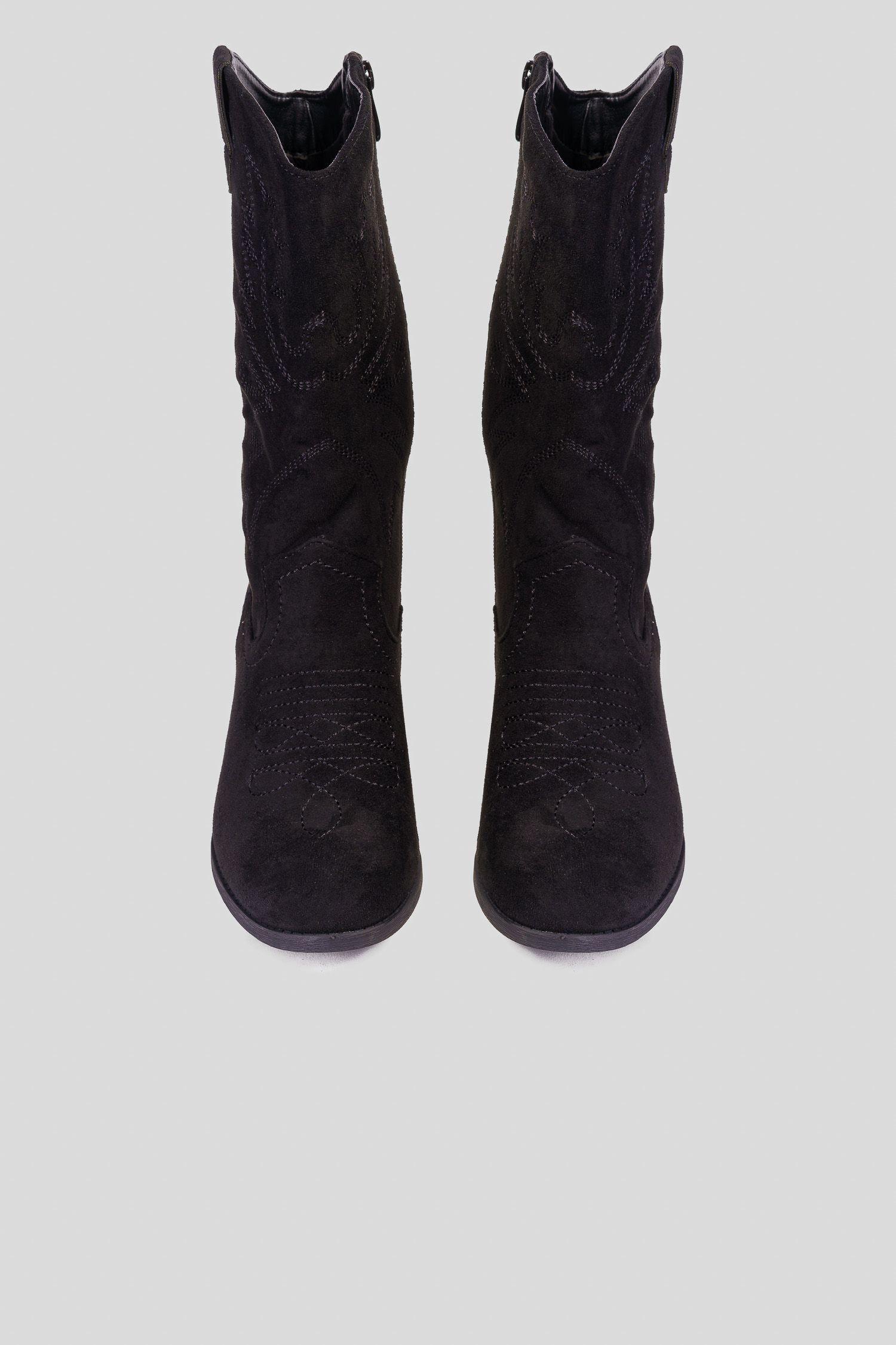 Bota Mujer Negro Zuri Boteli-2