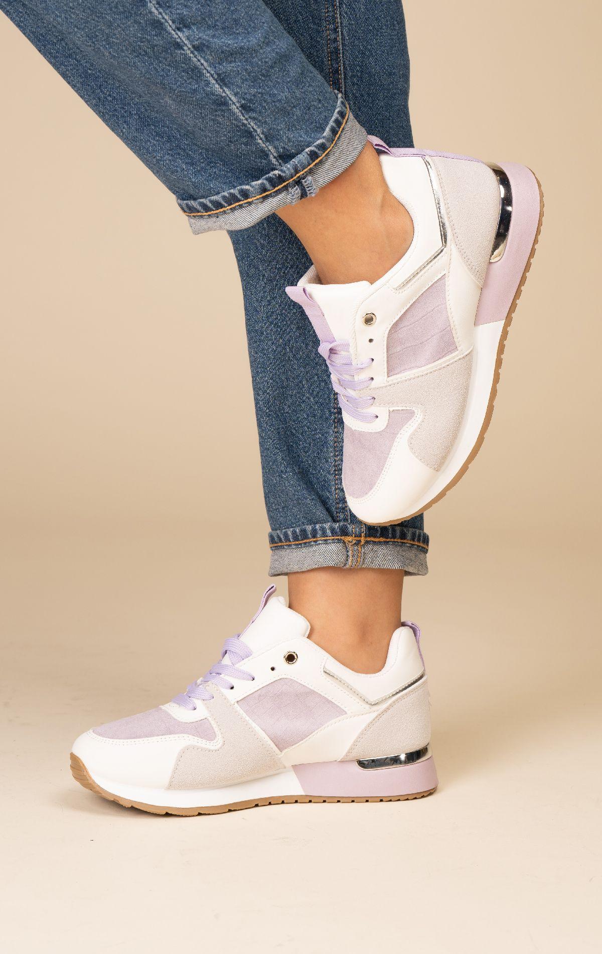 Zapatilla Urbana Mujer Morado Sayda Chinitown-4