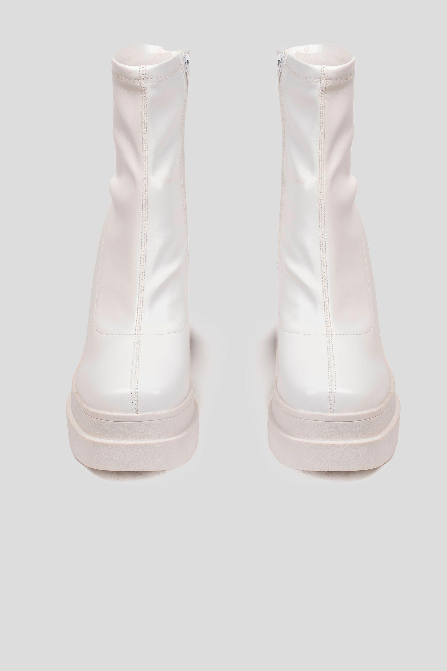 Bota Mujer Blanco Danella Chinitown-3