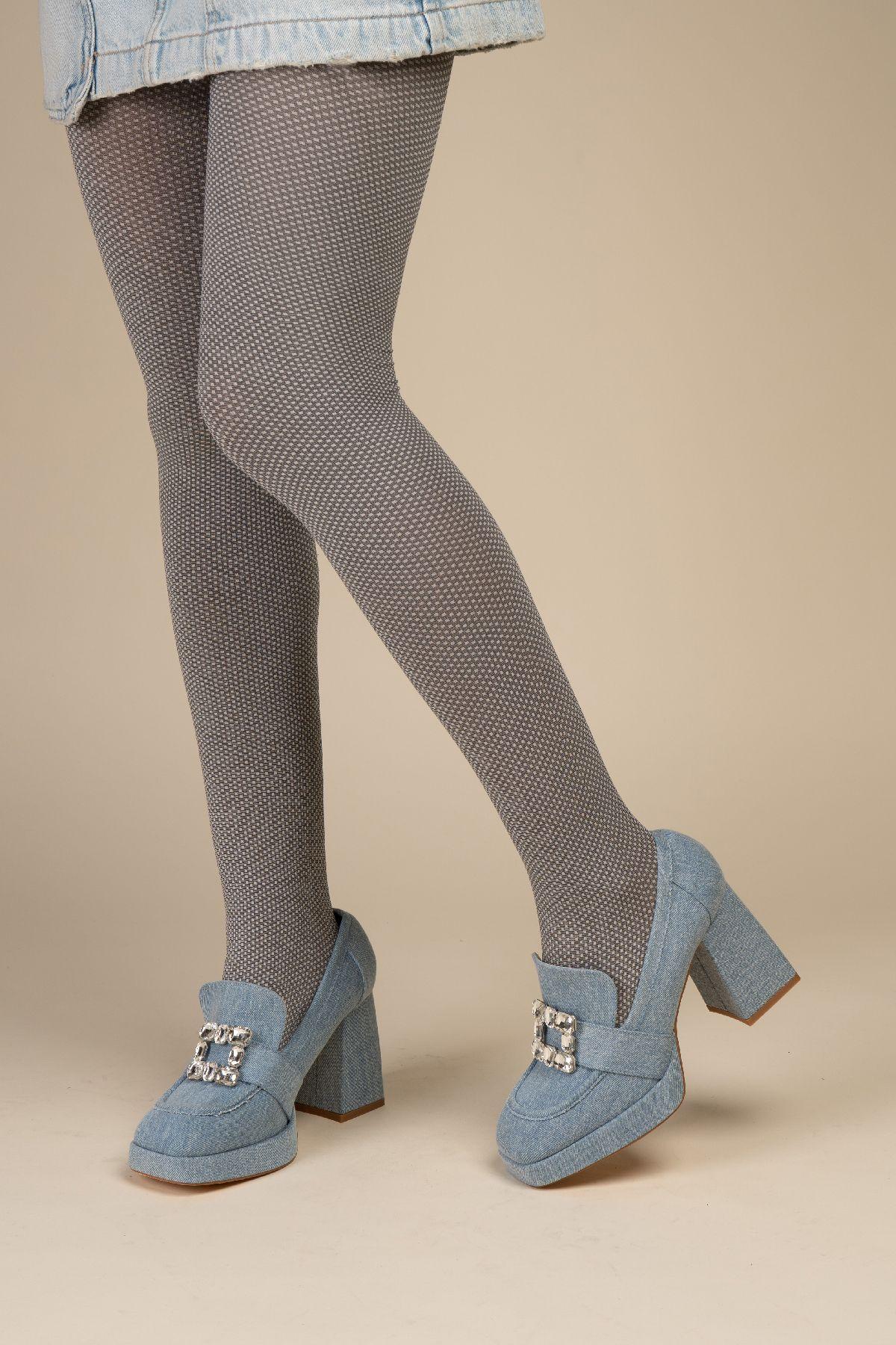 Mocasín Casual Mujer Azul Matts Chinitown-1