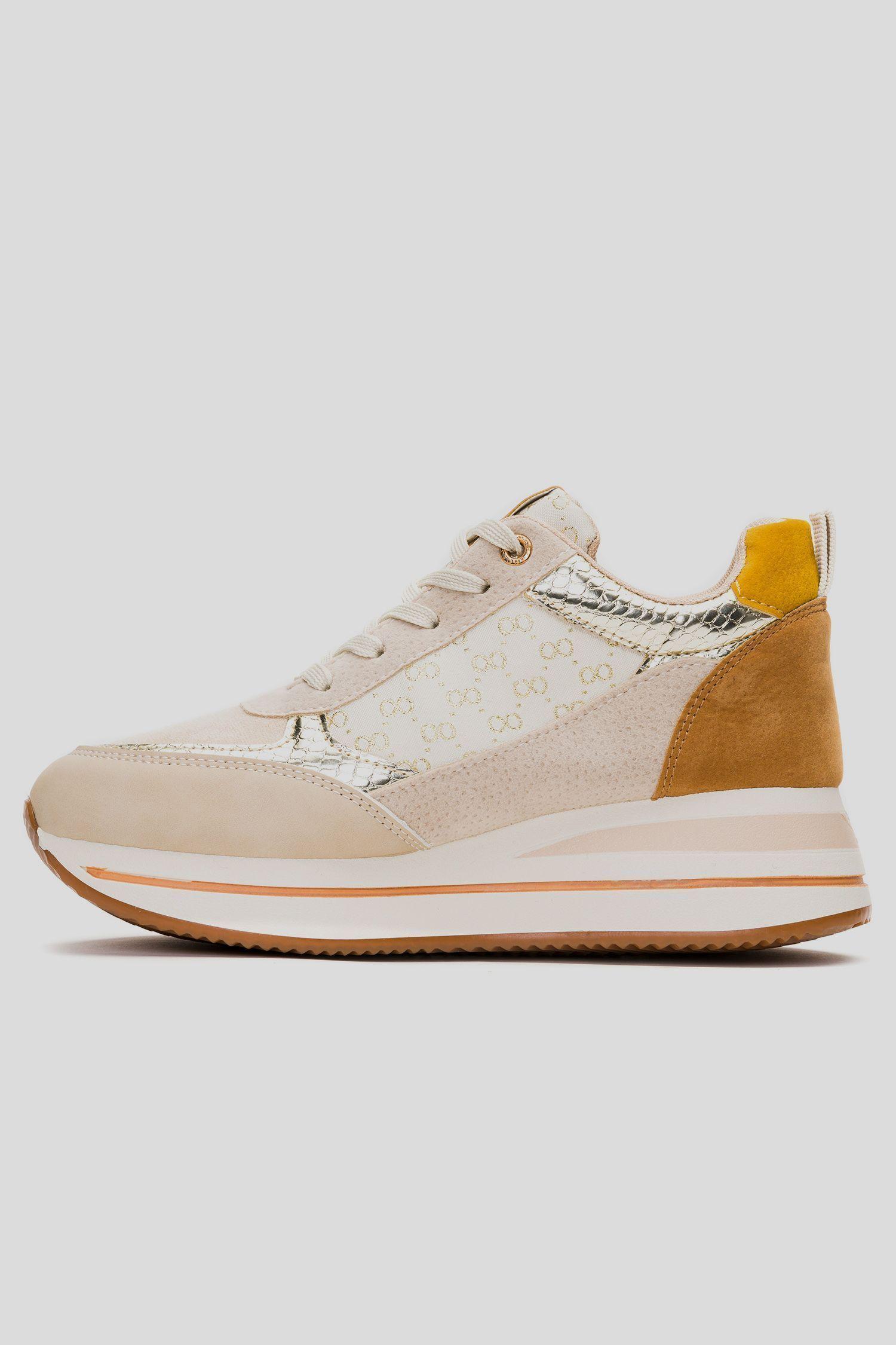 Zapatilla Mujer Beige Crista Chancleta-1