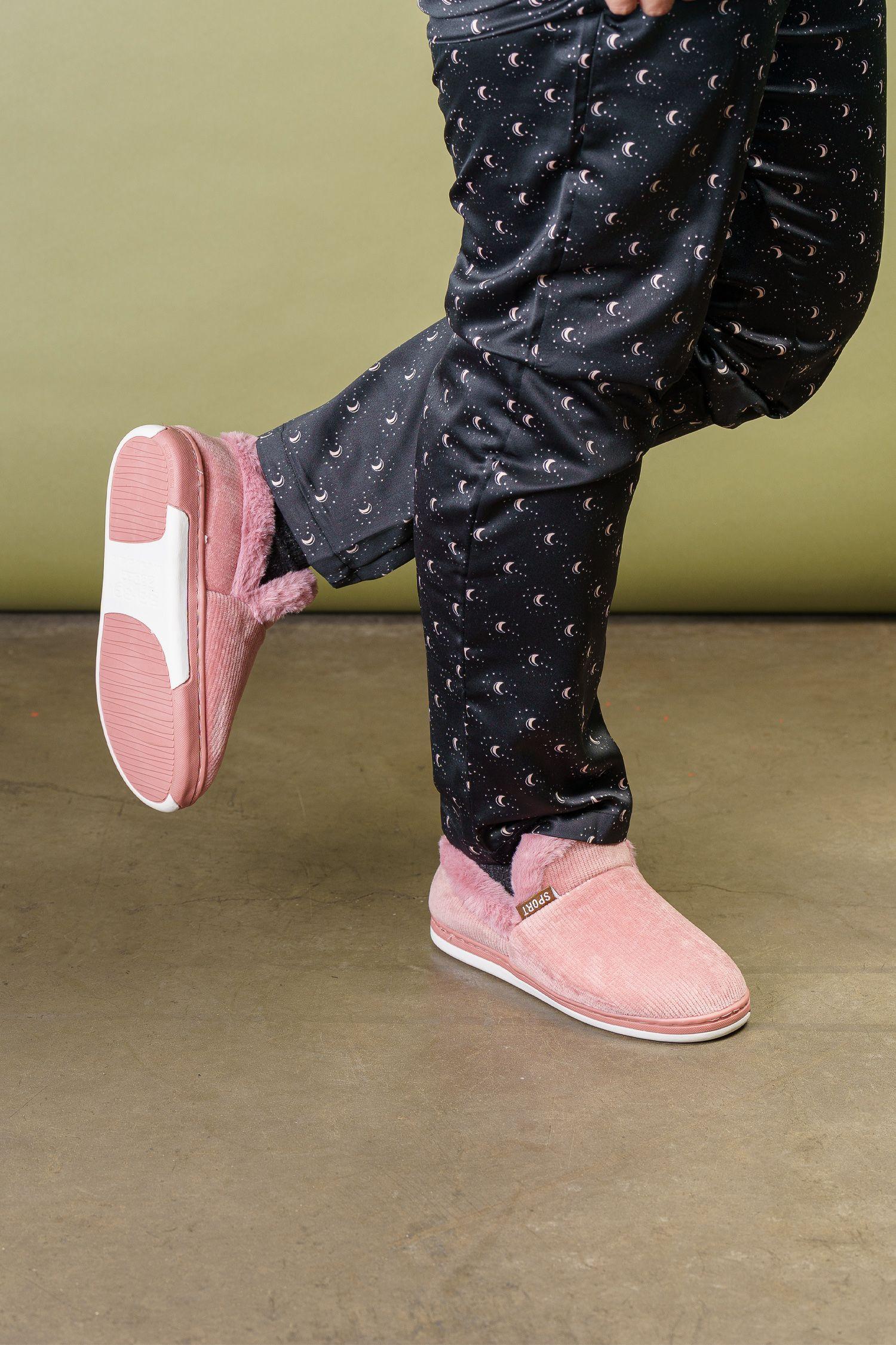 Pantufla Unisex Rosado Terrance Carbin-1
