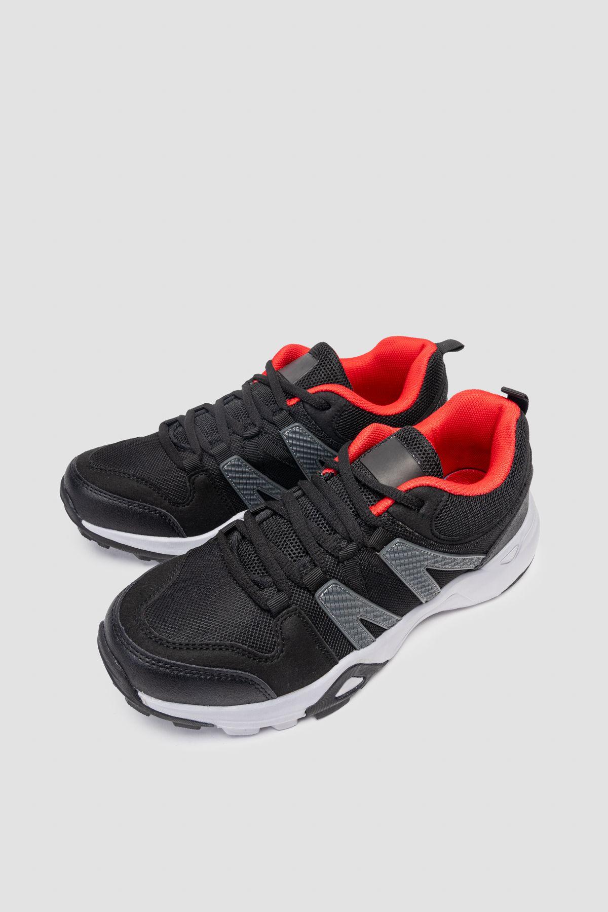 Zapatilla Hombre Negro Rojo Paolo Apóstol-3