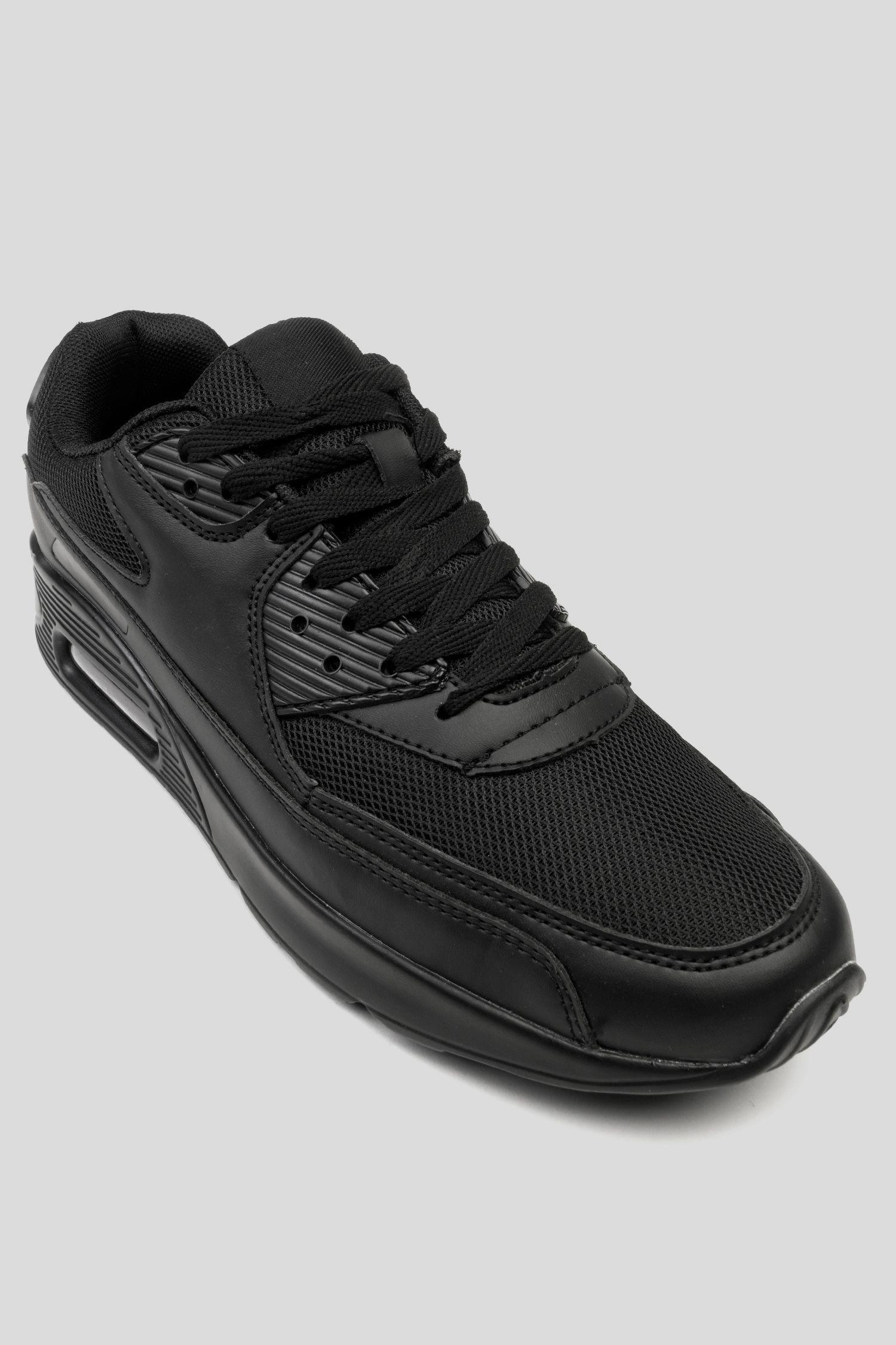 Zapatilla Hombre Negro Crunch Chancleta-2
