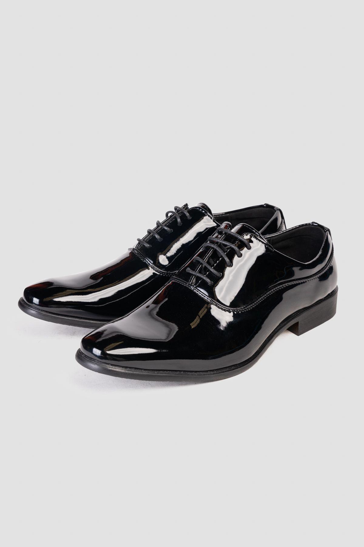 Zapato Hombre Negro Charol Jon Thunder Blue-2