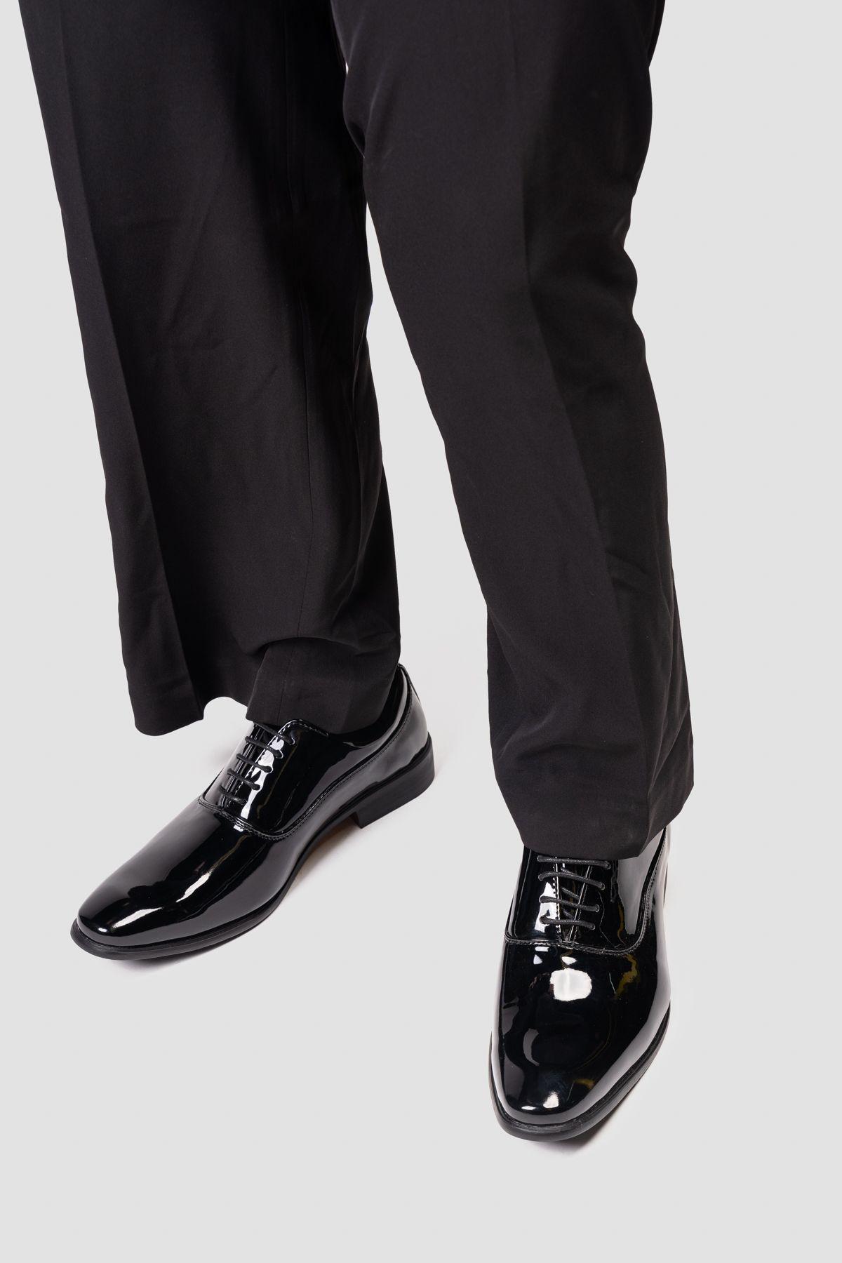 Zapato Hombre Negro Charol Jon Thunder Blue-1