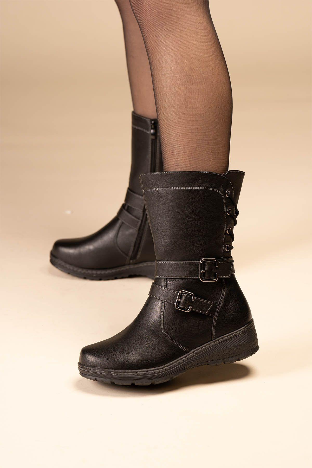 Botín Casual Mujer Negro Zinzi Chinitown-4