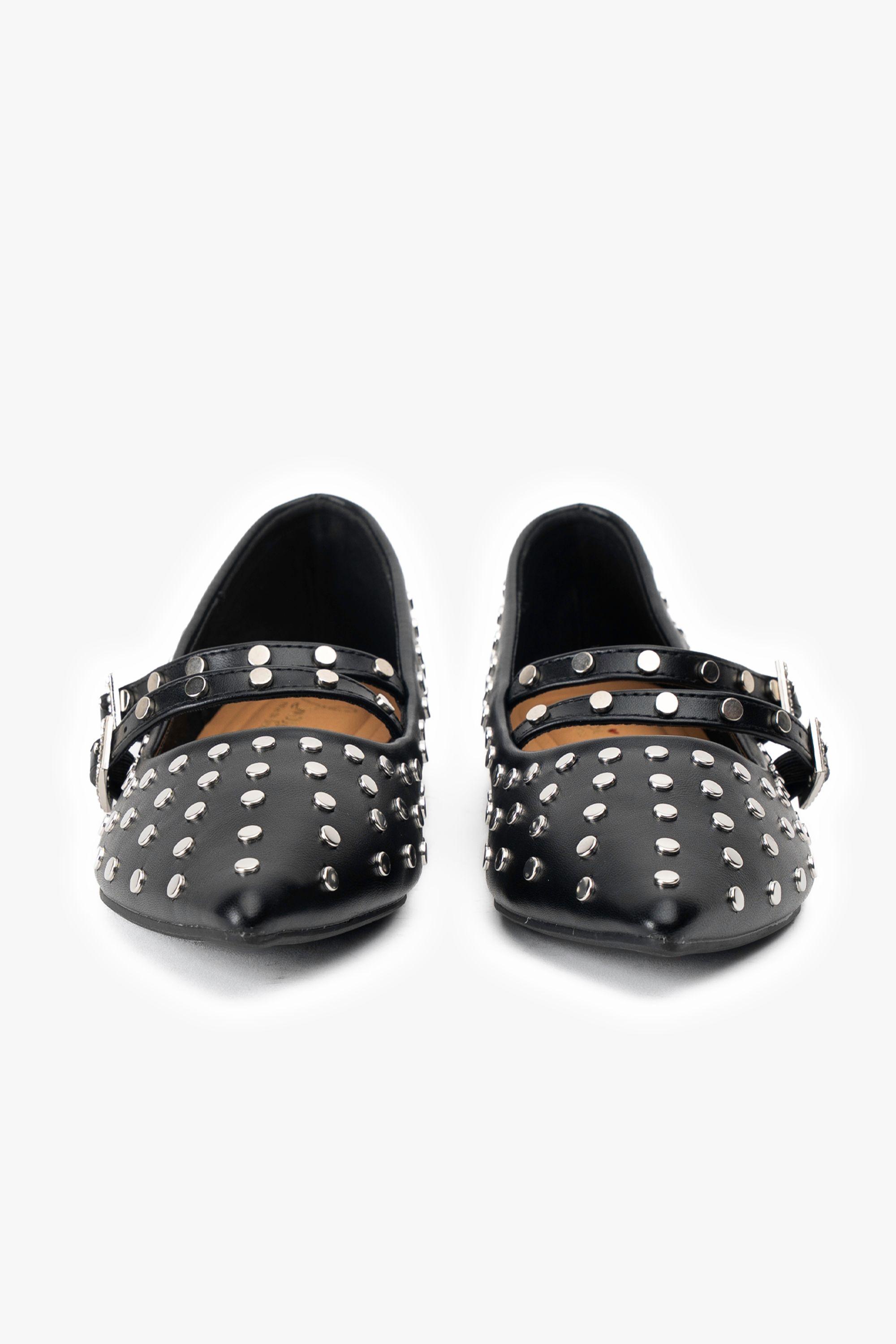 Ballerina Mujer Negro Tacha Chinitown-2